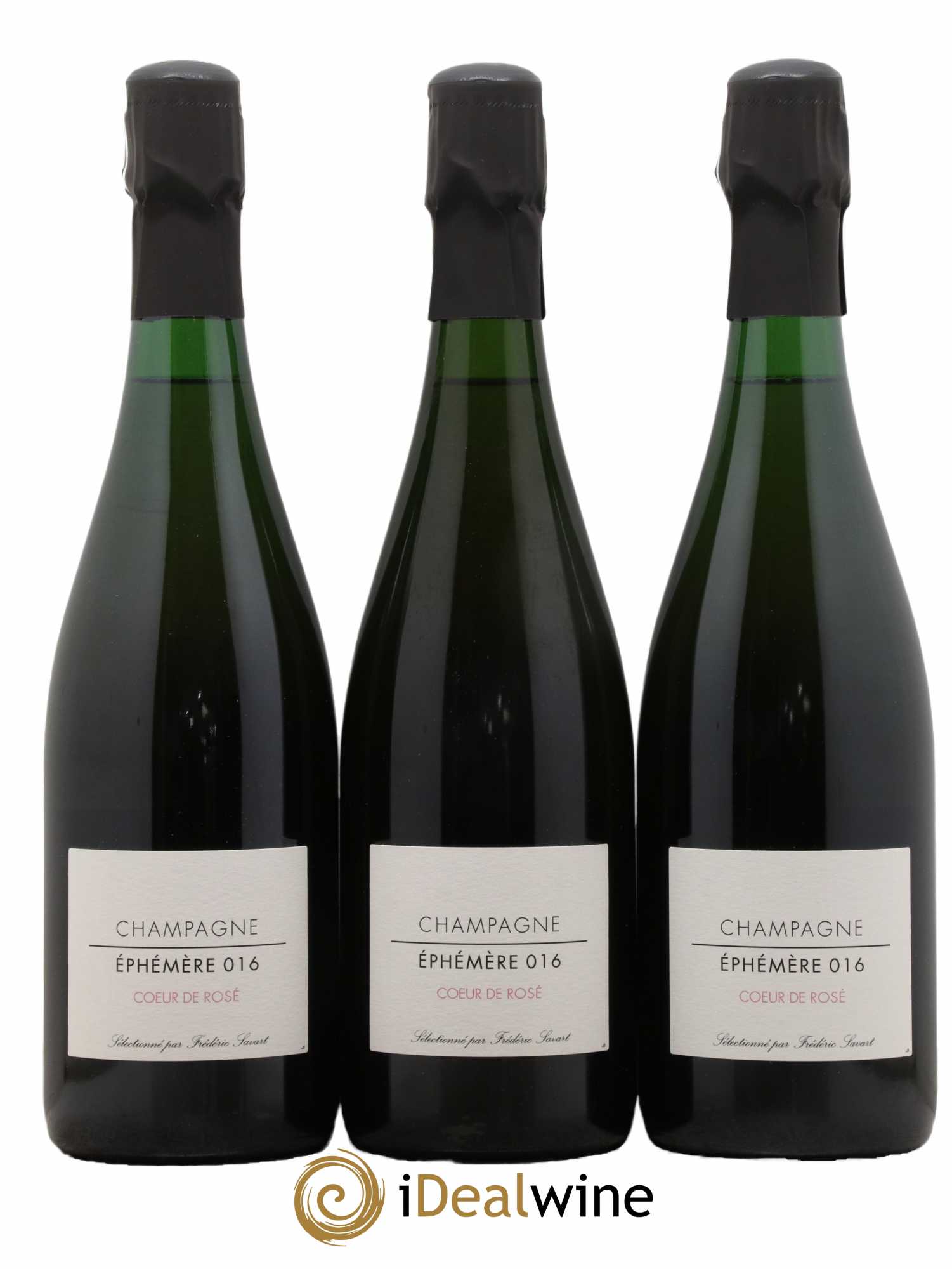 Champagne - Ephémère 016 Cœur de Rosé Savart & Drémont - Lot de 3 bouteilles - 0