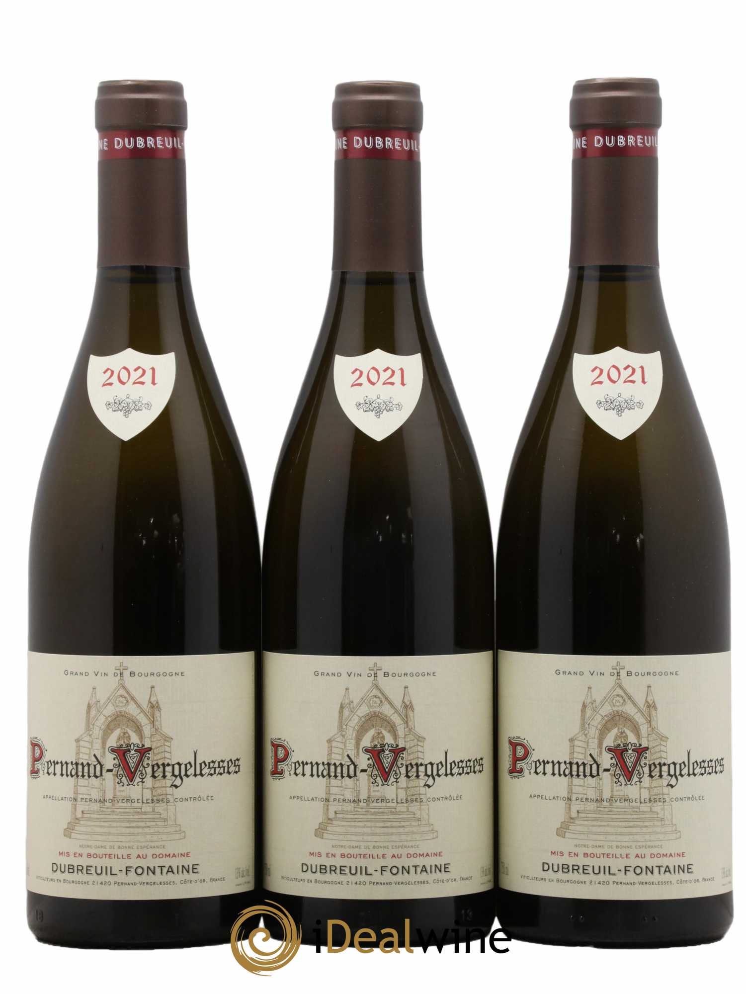 Pernand-Vergelesses Domaine Dubreuil-Fontaine 2021 - Lot de 3 bouteilles - 0