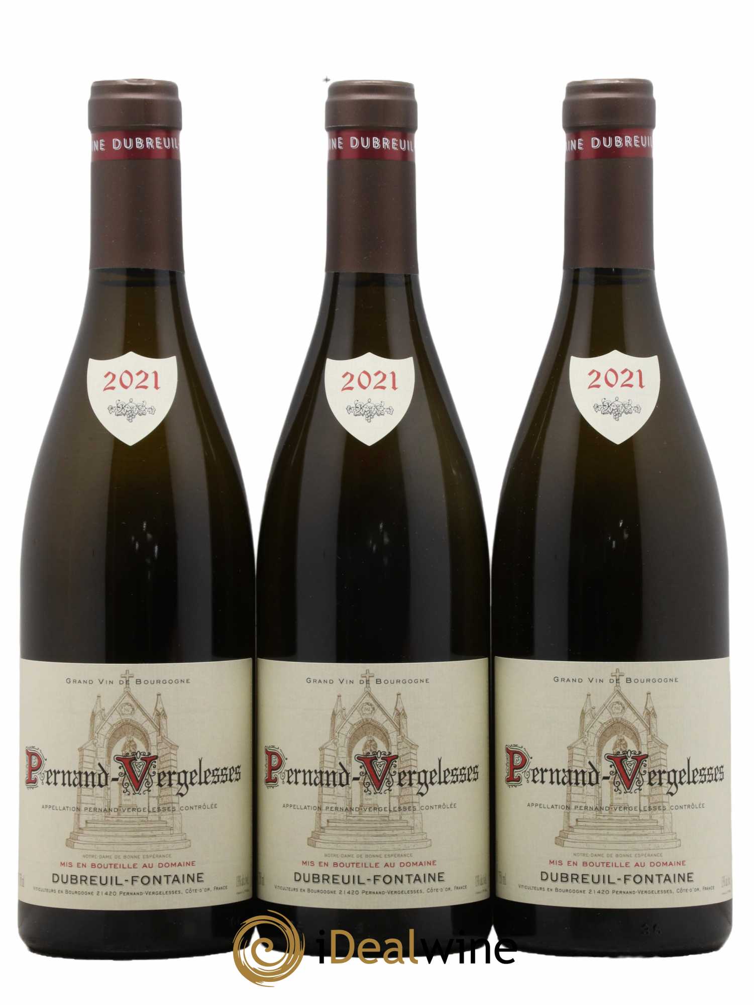 Pernand-Vergelesses Domaine Dubreuil-Fontaine 2021 - Lot de 3 bouteilles - 0