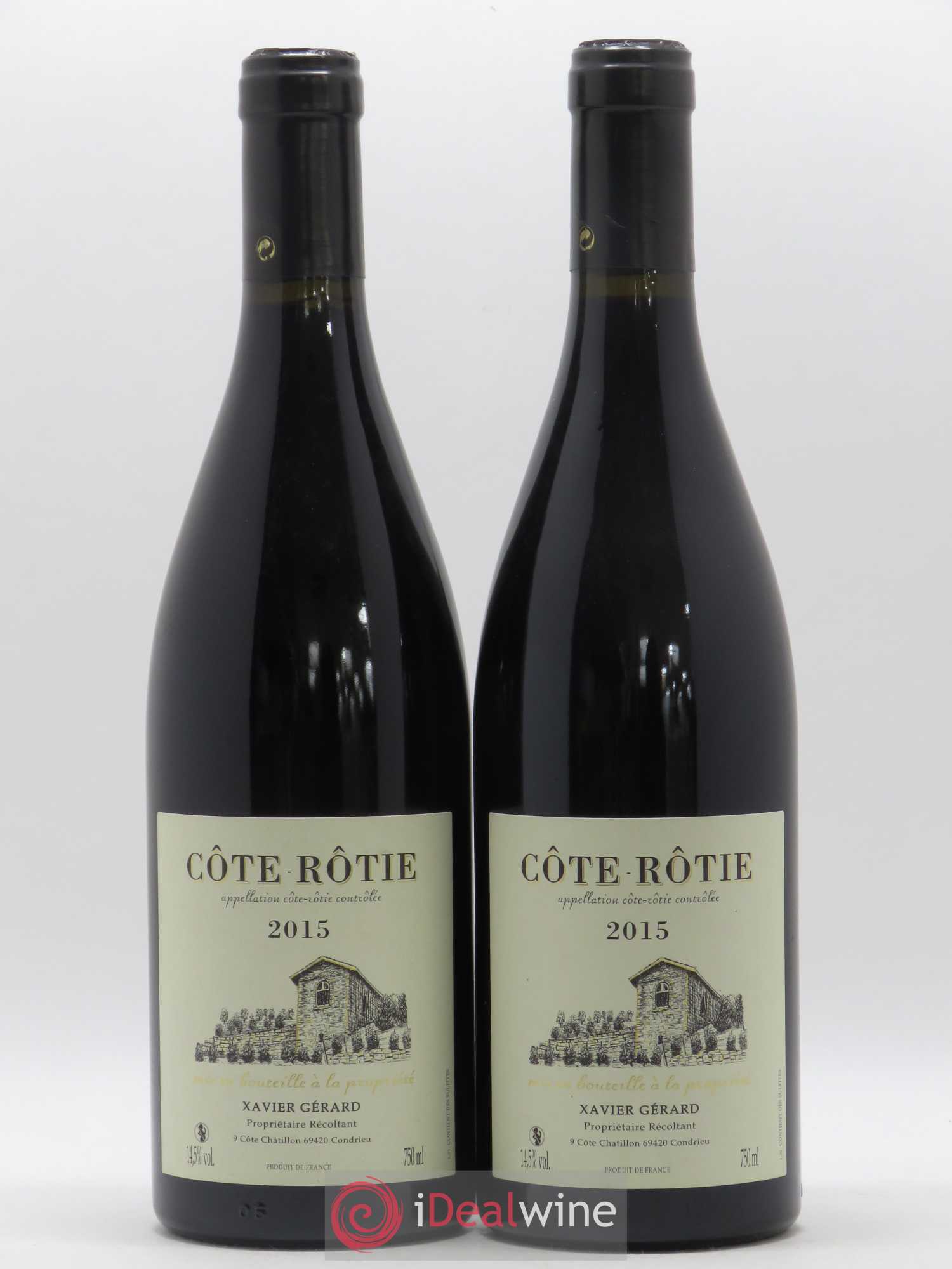 Côte-Rôtie Xavier Gerard 2015 - Lot de 2 bouteilles - 0