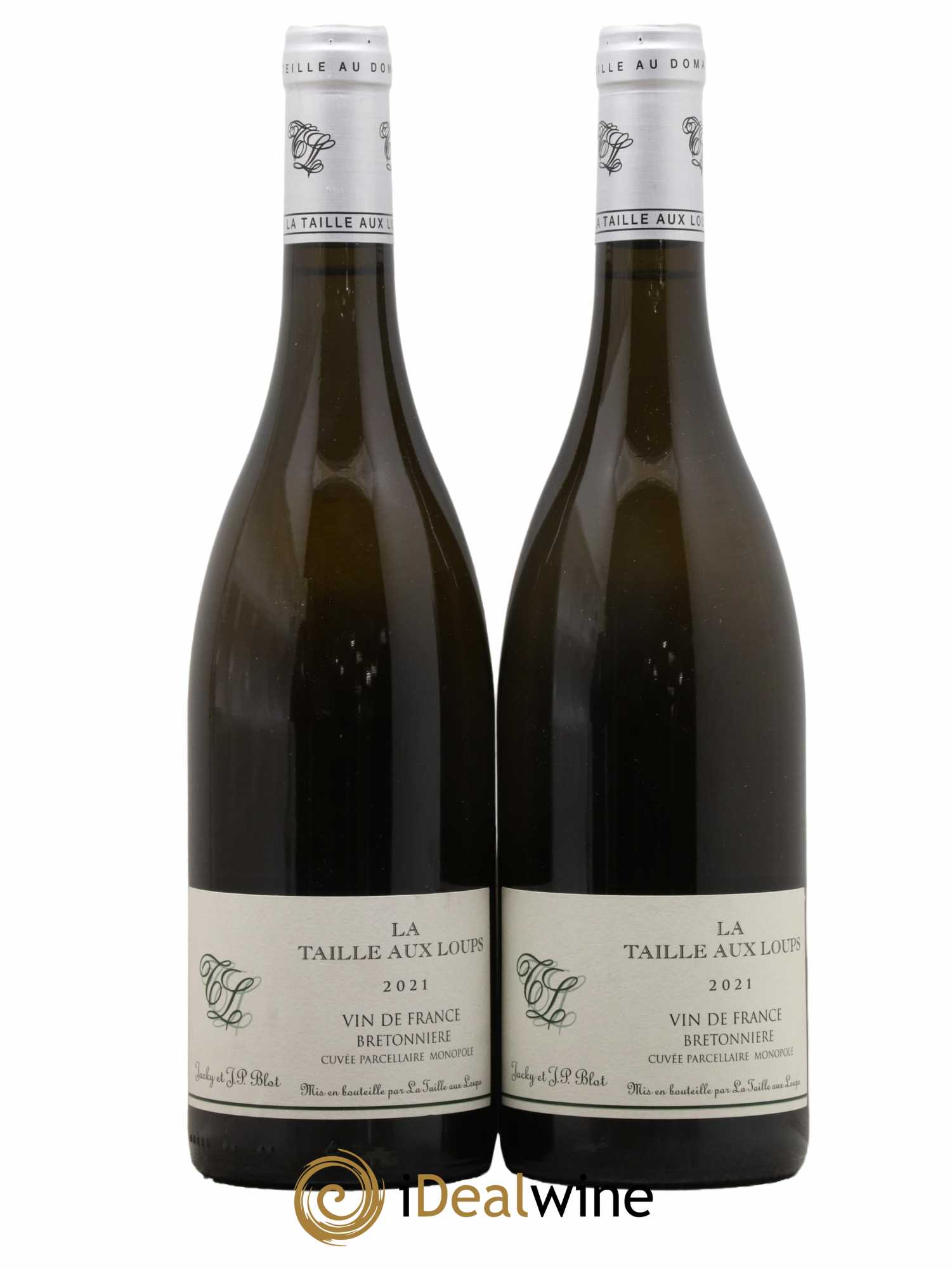 Vin de France Bretonnière La Taille aux Loups - Jacky Blot 2021 - Lot de 2 bouteilles - 0