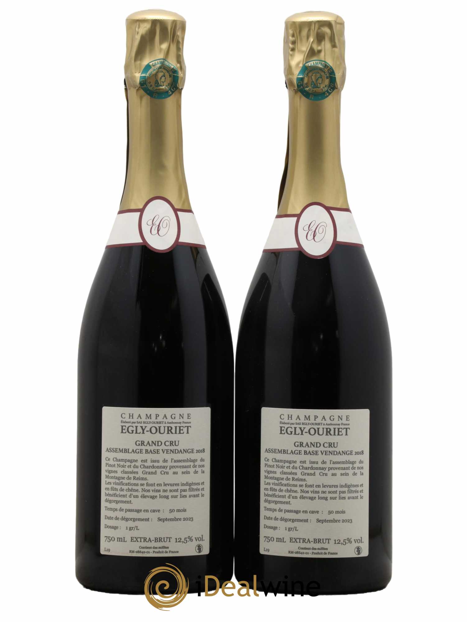 Grand Cru Brut Egly-Ouriet  - Lot de 2 bouteilles - 1