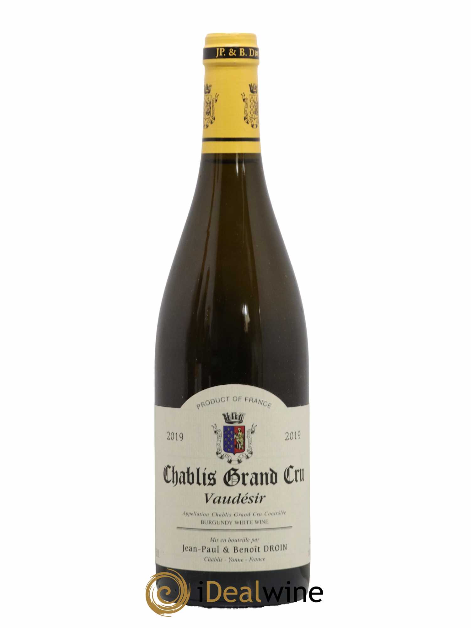 Chablis Grand Cru Vaudésir Jean-Paul & Benoît Droin (Domaine) 2019 - Lotto di 1 bottiglia - 0
