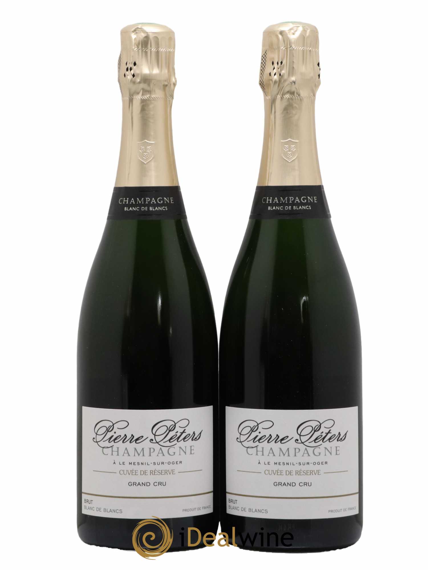 Blanc de Blancs Cuvée de Réserve Grand Cru Brut Pierre Péters - Lot de 2 bouteilles - 0