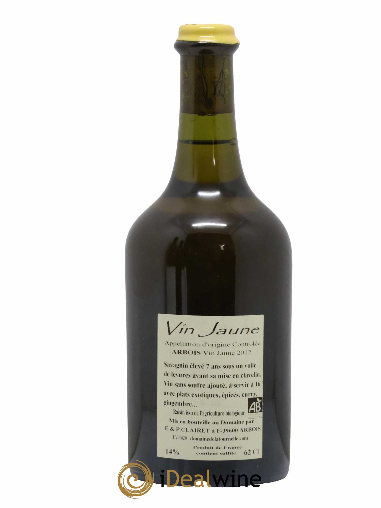 Arbois Vin Jaune Domaine de la Tournelle 2012 - Lot de 1 bouteille - 1