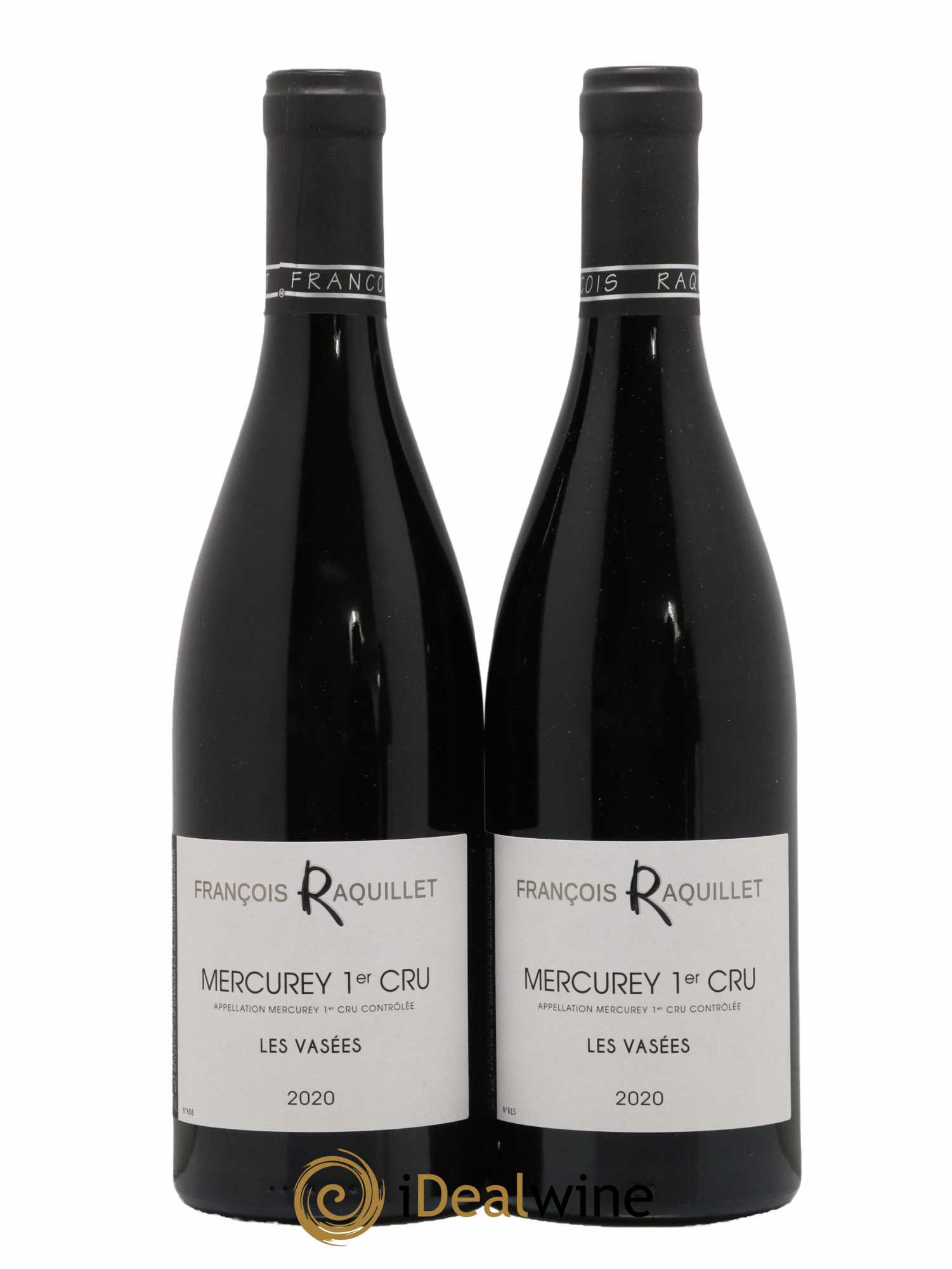 Mercurey 1er Cru Les Vasées François Raquillet 2020 - Lot de 2 bouteilles - 0