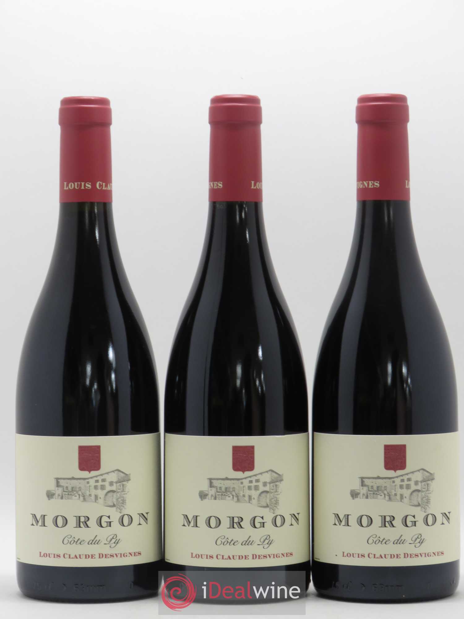 Morgon Côte du Py Louis-Claude Desvignes 2019 - Lot de 3 bouteilles - 0