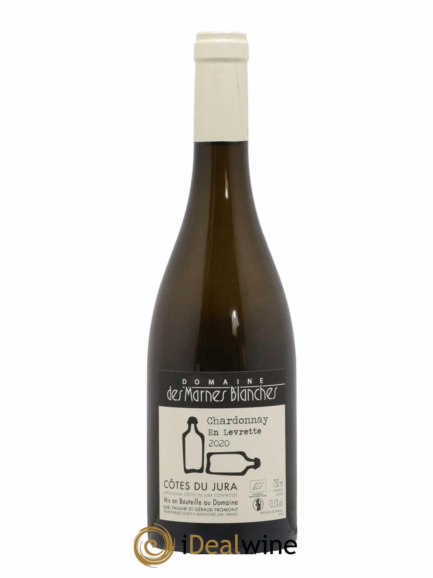 Côtes du Jura En Levrette Marnes Blanches (Domaine des) 2020 - Lot of 1 bottle - 0
