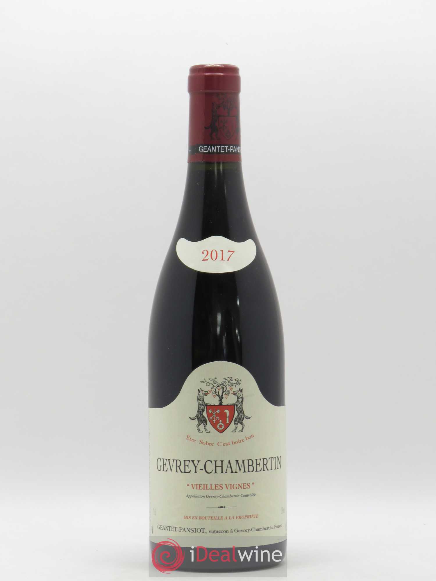 Gevrey-Chambertin Vieilles vignes Geantet-Pansiot 2017 - Lot de 1 bouteille - 0