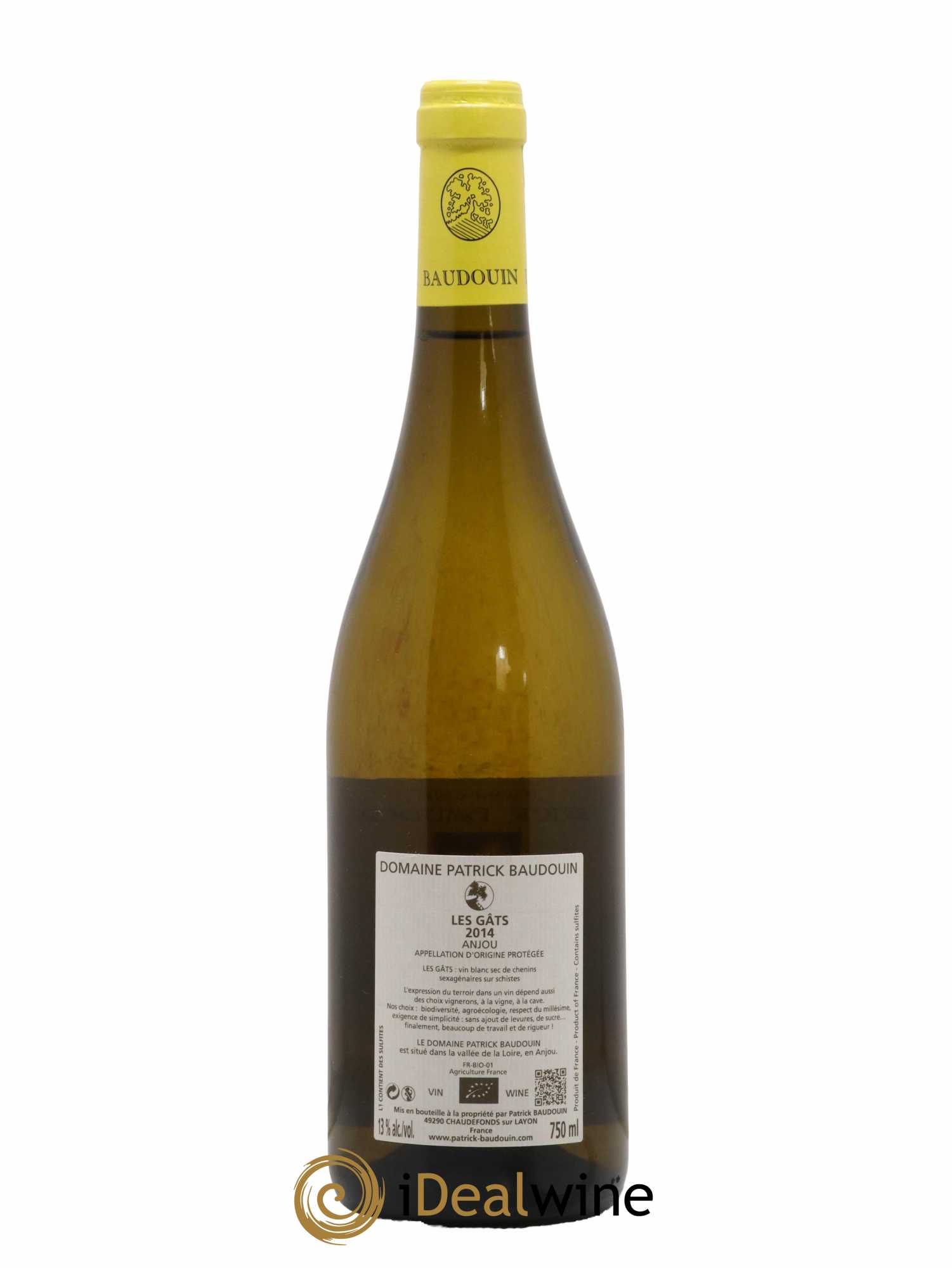 Anjou Les Gats Patrick Baudouin 2014 - Lot de 1 bouteille - 1