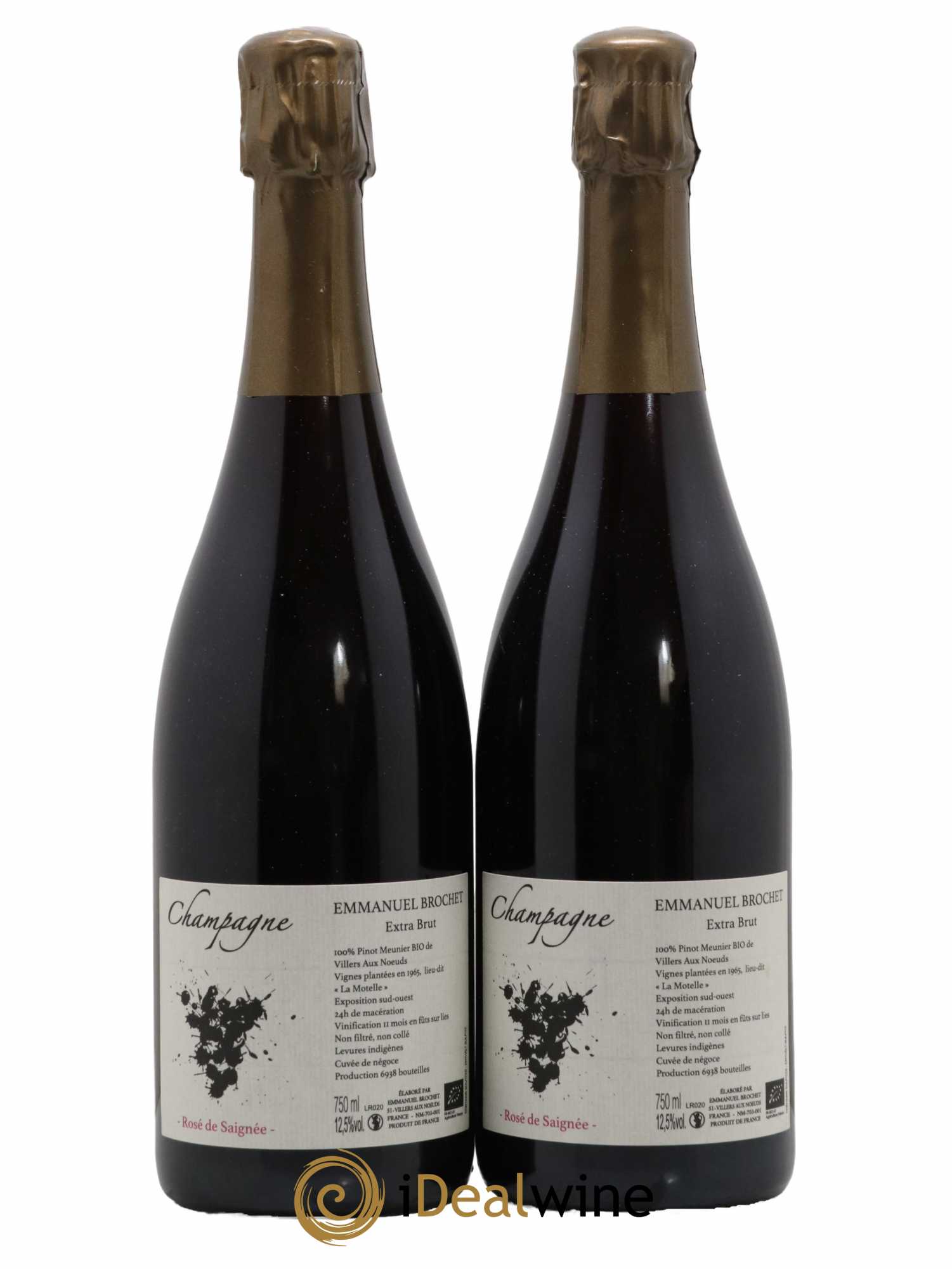 Rosé de Saignée Extra-Brut Emmanuel Brochet - Lot de 2 bouteilles - 0