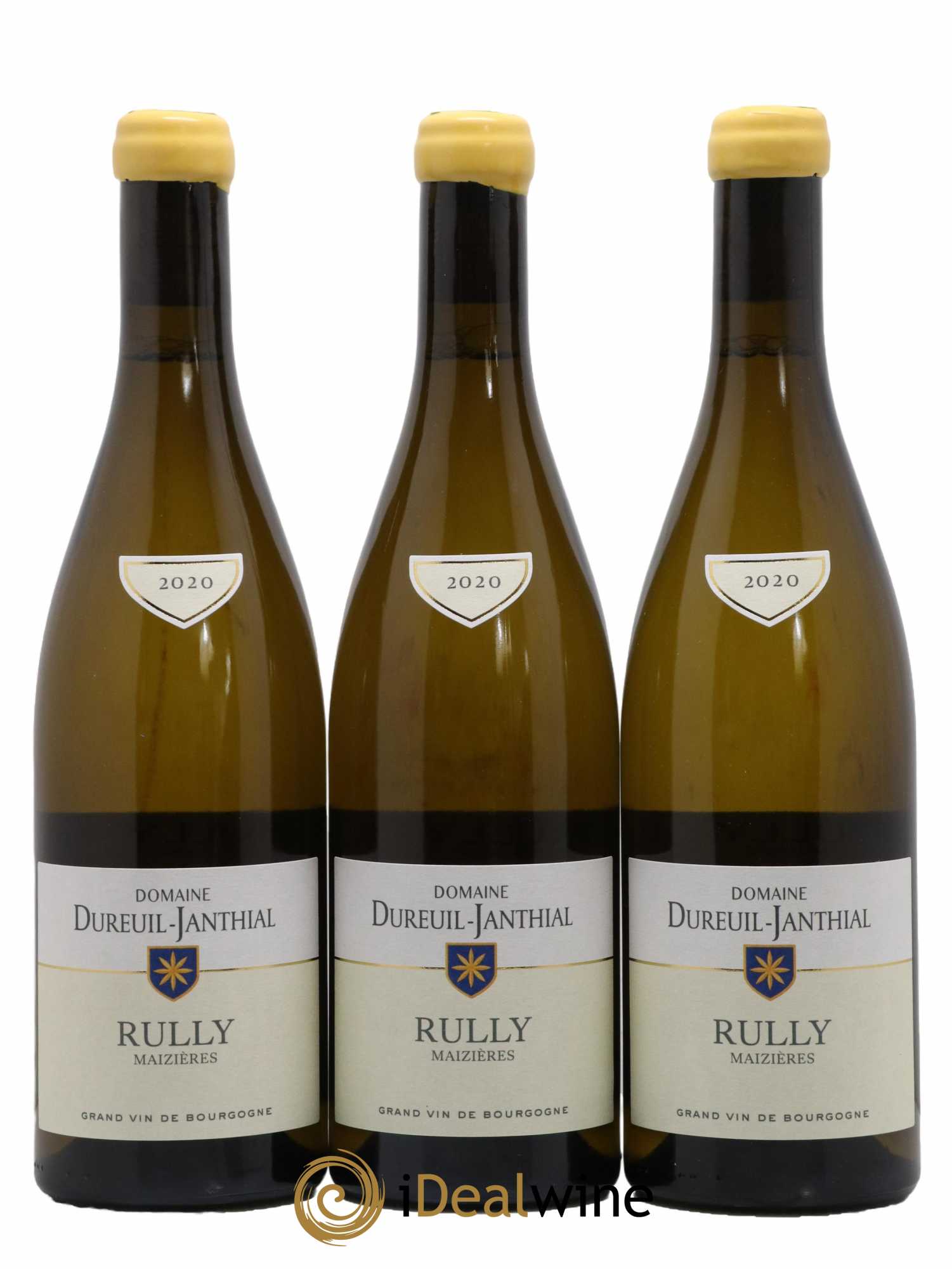 Rully Maizières Vincent Dureuil-Janthial 2020 - Lot of 3 bottles - 0
