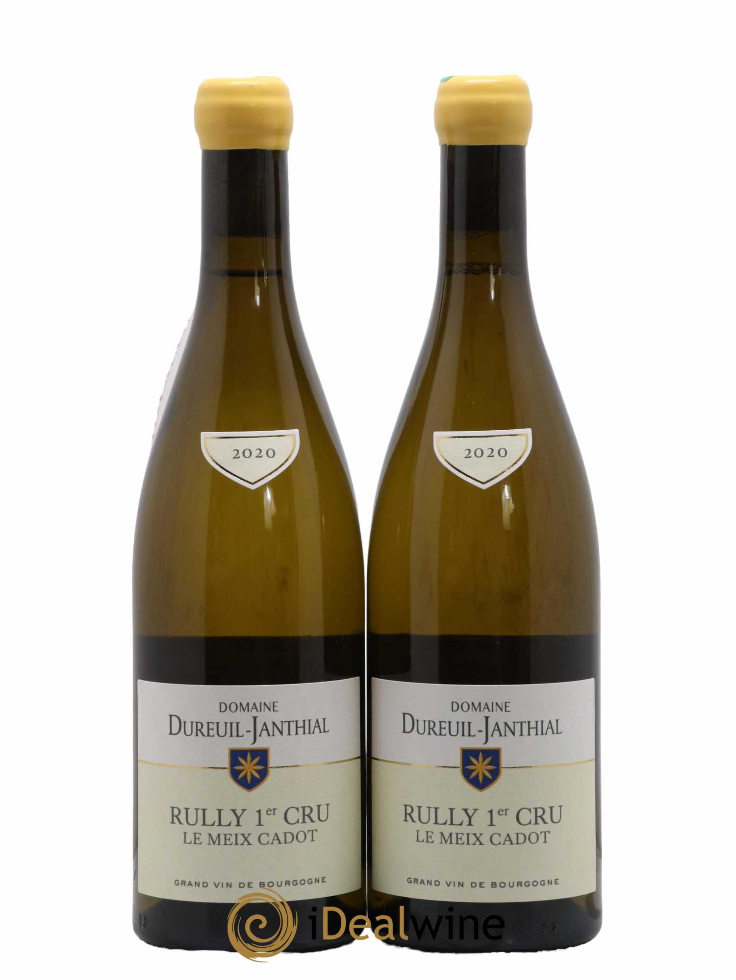 Rully 1er Cru Le Meix Cadot Vincent Dureuil-Janthial 2020 - Lot de 2 bouteilles - 0
