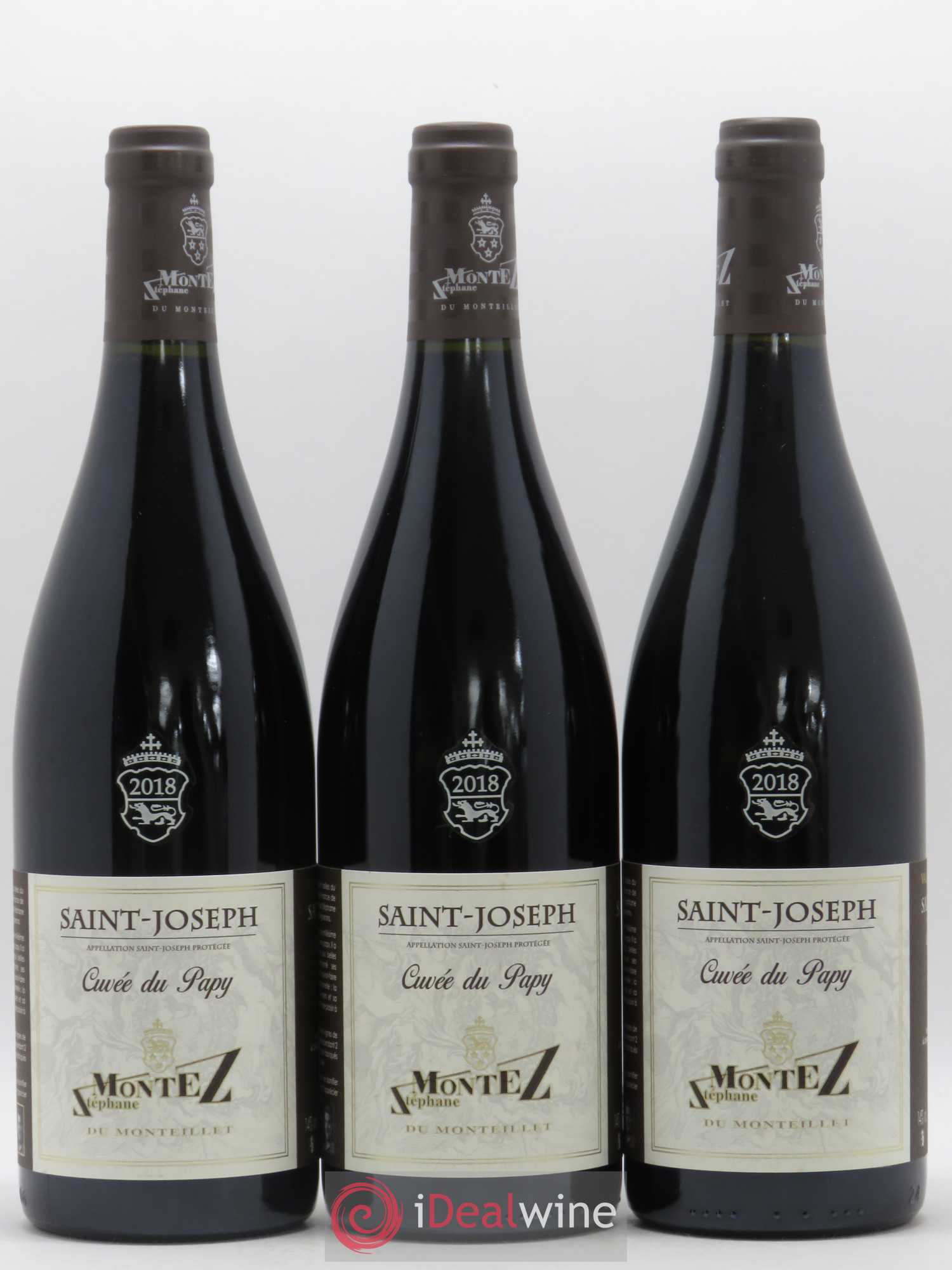 Saint-Joseph Cuvée du Papy Monteillet (Domaine du) - Stéphane Montez 2018 - Lot de 3 bouteilles - 0