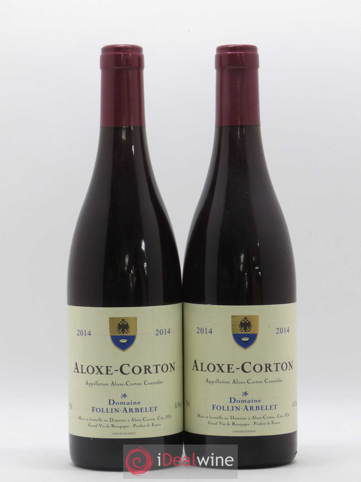 Aloxe-Corton Follin-Arbelet (Domaine) 2014 - Lot de 2 bouteilles - 0