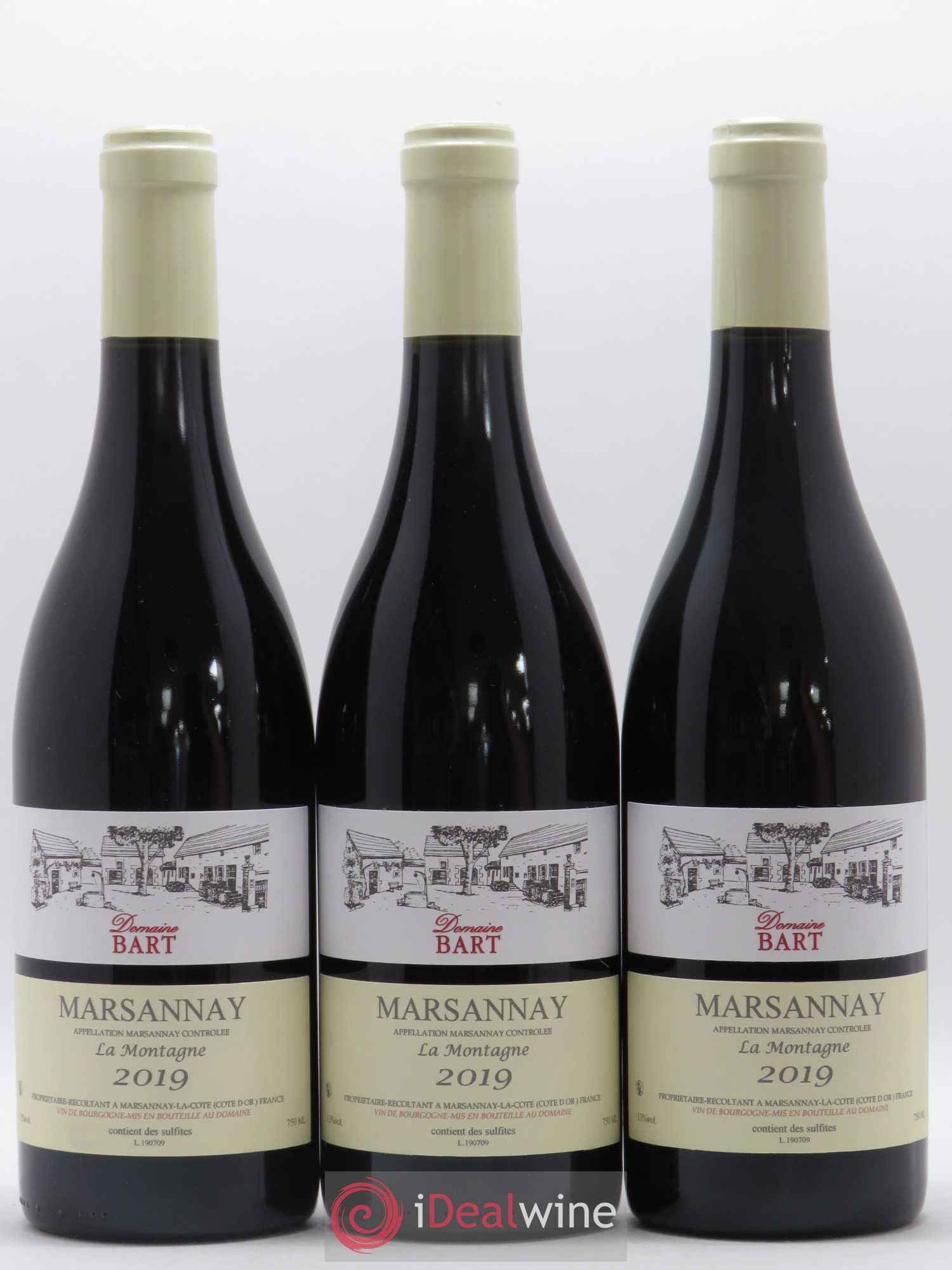 Marsannay La Montagne Domaine Bart 2019 - Posten von 3 Flaschen - 0