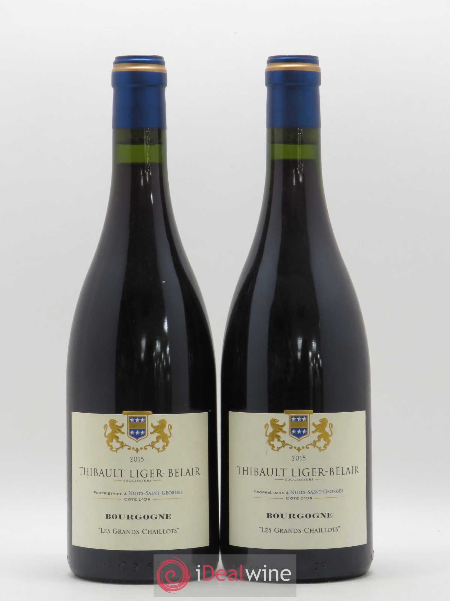Bourgogne Les Grands Chaillots Thibault Liger-Belair Successeurs 2015 - Lot de 2 bouteilles - 0
