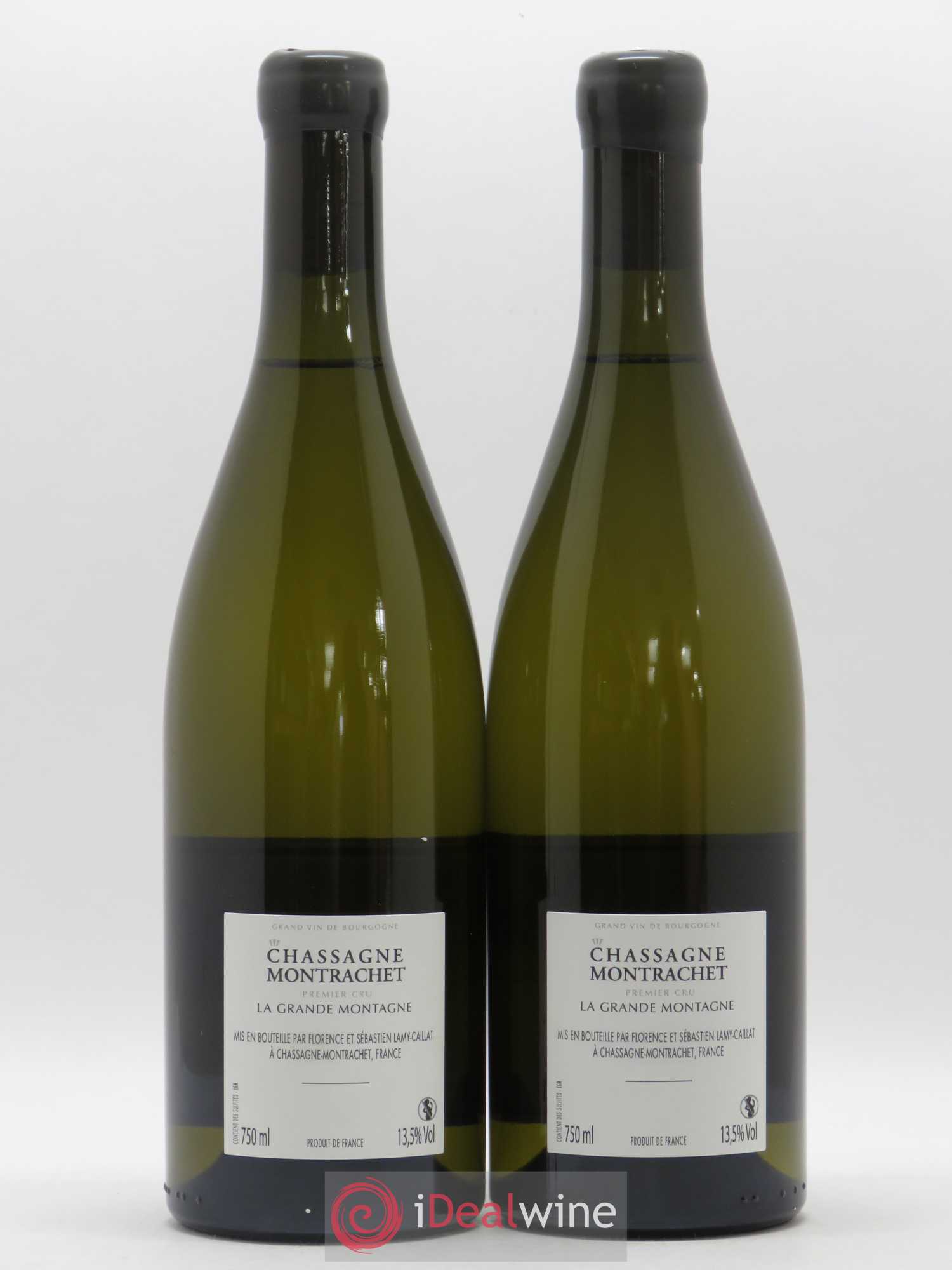 Chassagne-Montrachet 1er Cru La Grande Montagne Lamy-Caillat (Domaine) 2018 - Lot de 2 bouteilles - 1
