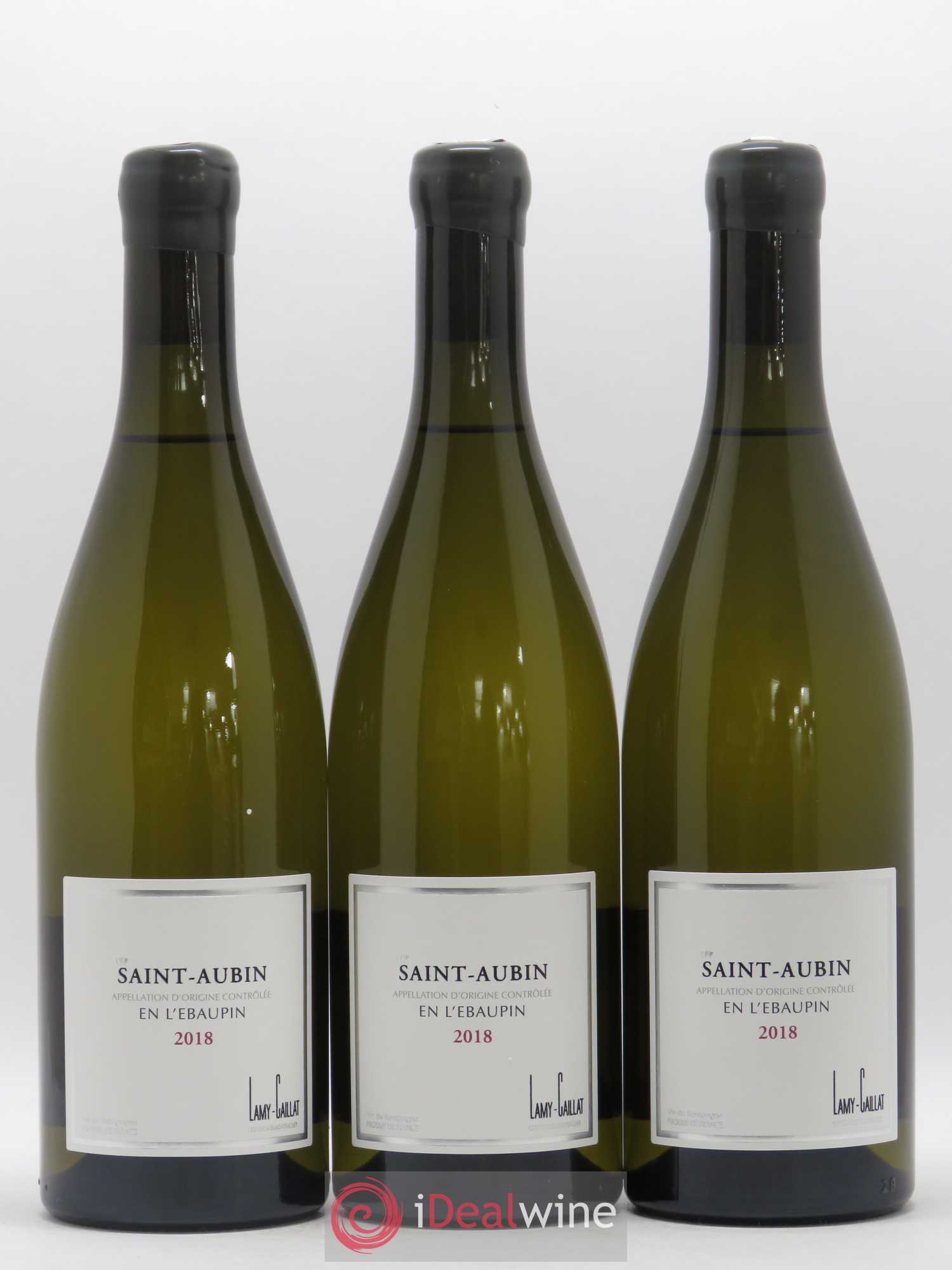Saint-Aubin En l'Ebaupin Lamy-Caillat (Domaine) 2018 - Lot de 3 bouteilles - 0