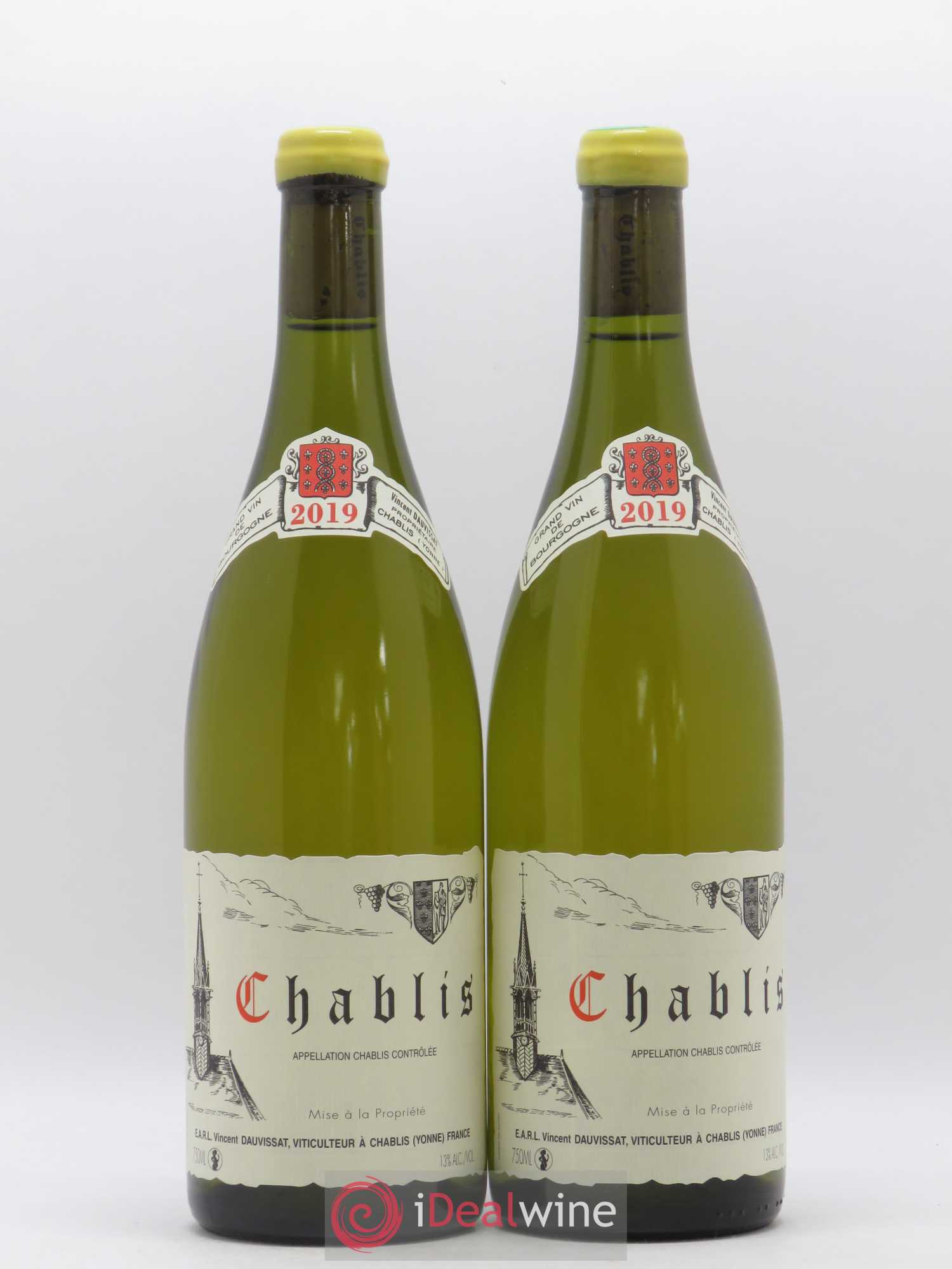 Chablis Vincent Dauvissat (Domaine) 2019 - Posten von 2 Flaschen - 0