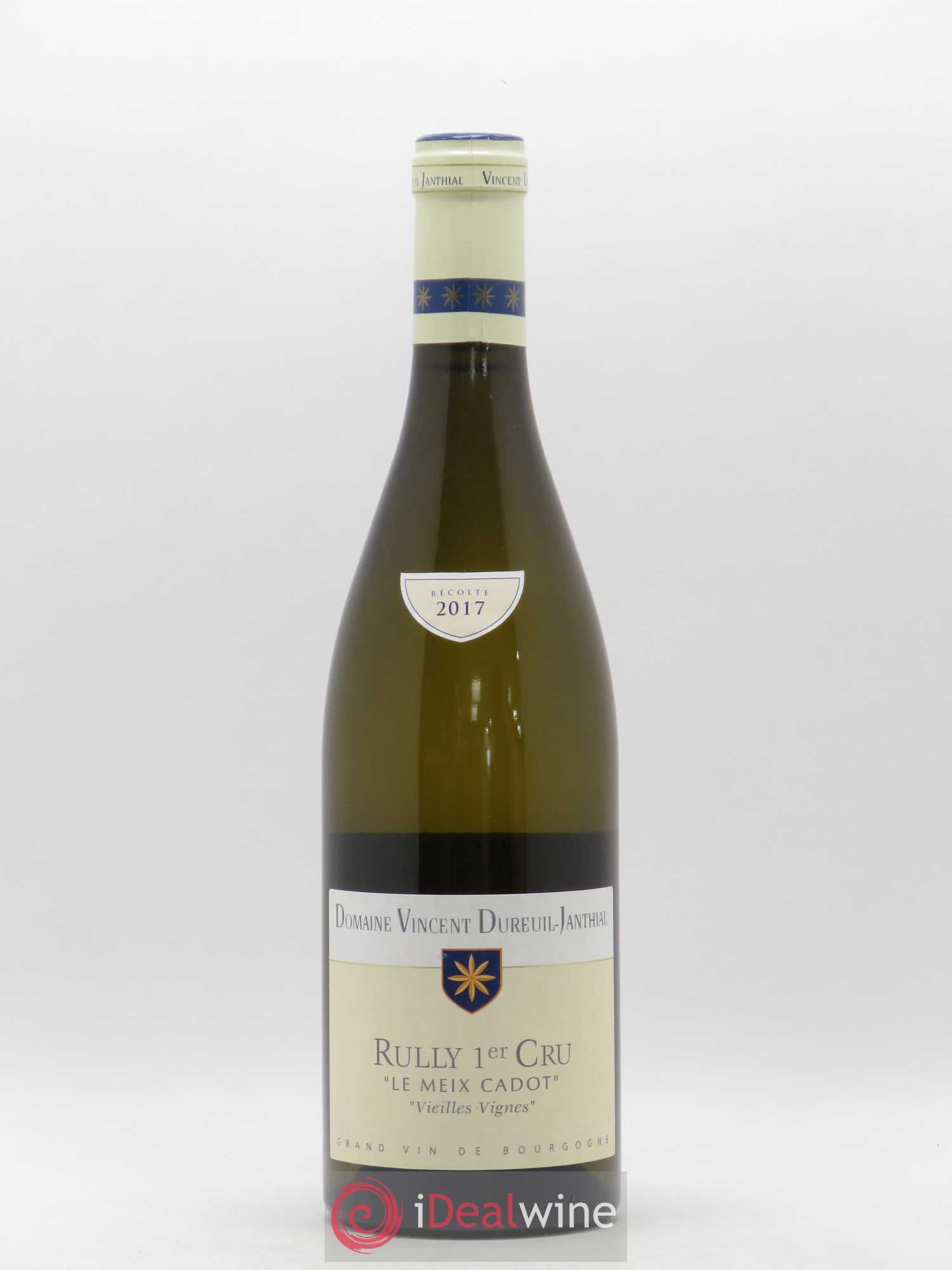 Rully 1er Cru Le Meix Cadot Vieilles Vignes Vincent Dureuil-Janthial 2017 - Lot de 1 bouteille - 0