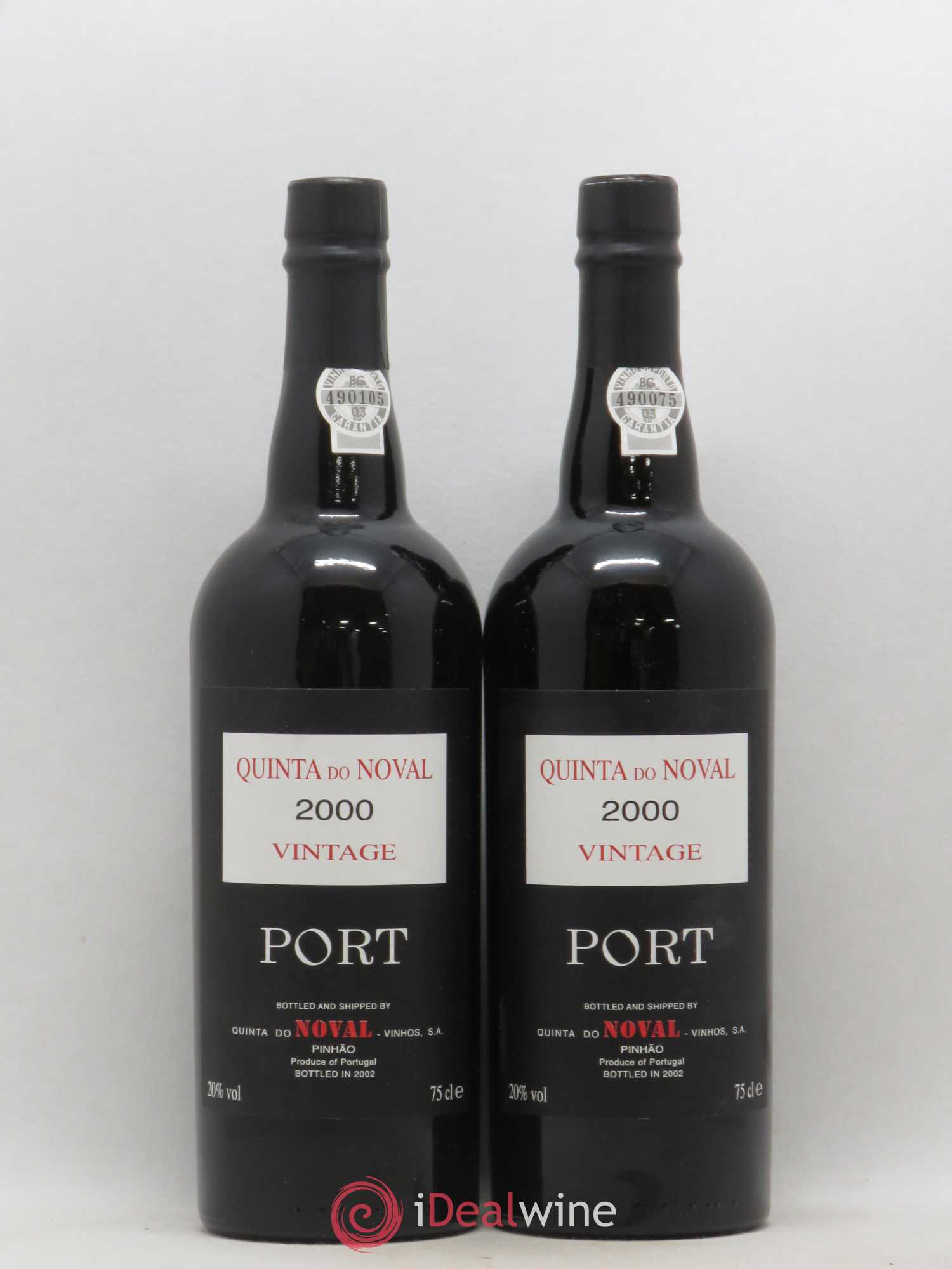 Porto Quinta Do Noval Vintage Vintage 2000 - Lot de 2 bouteilles - 0
