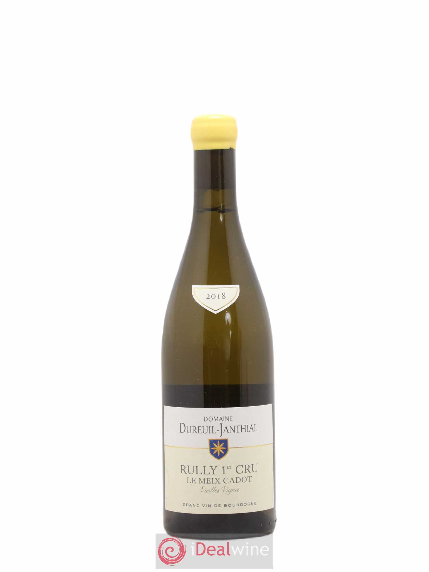 Rully 1er Cru Le Meix Cadot Vieilles Vignes Vincent Dureuil-Janthial 2018 - Lot de 1 bouteille - 0