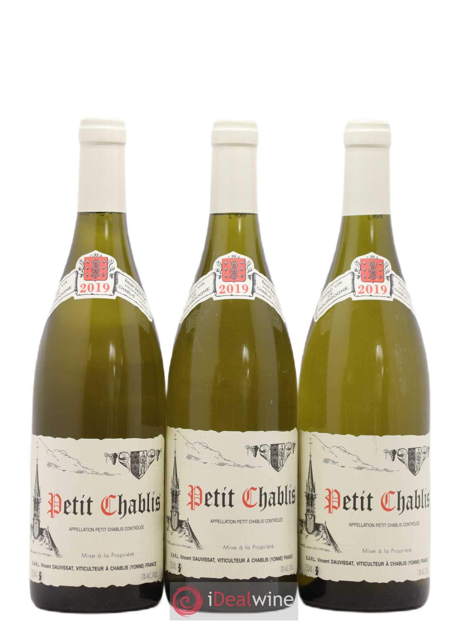 Petit Chablis Vincent Dauvissat (Domaine) 2019 - Lot de 3 bouteilles - 0