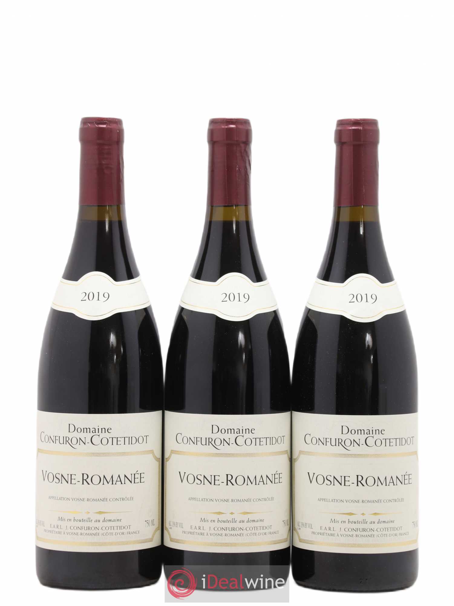 Vosne-Romanée Confuron-Cotetidot 2019 - Lot de 3 bouteilles - 0