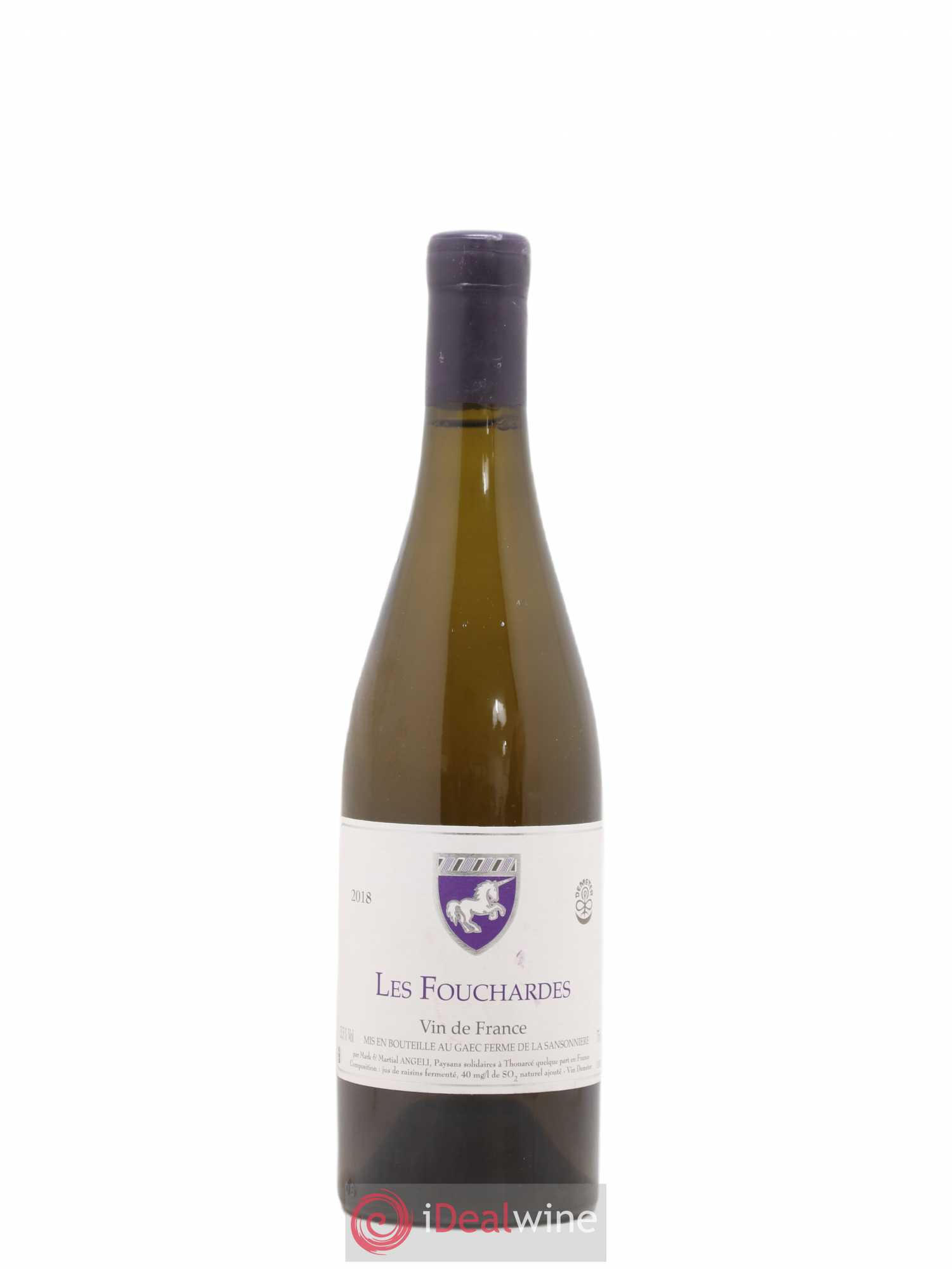 Vin de France Les Fouchardes Mark Angeli (Domaine) - Ferme de la Sansonnière 2018 - Lot de 1 bouteille - 0