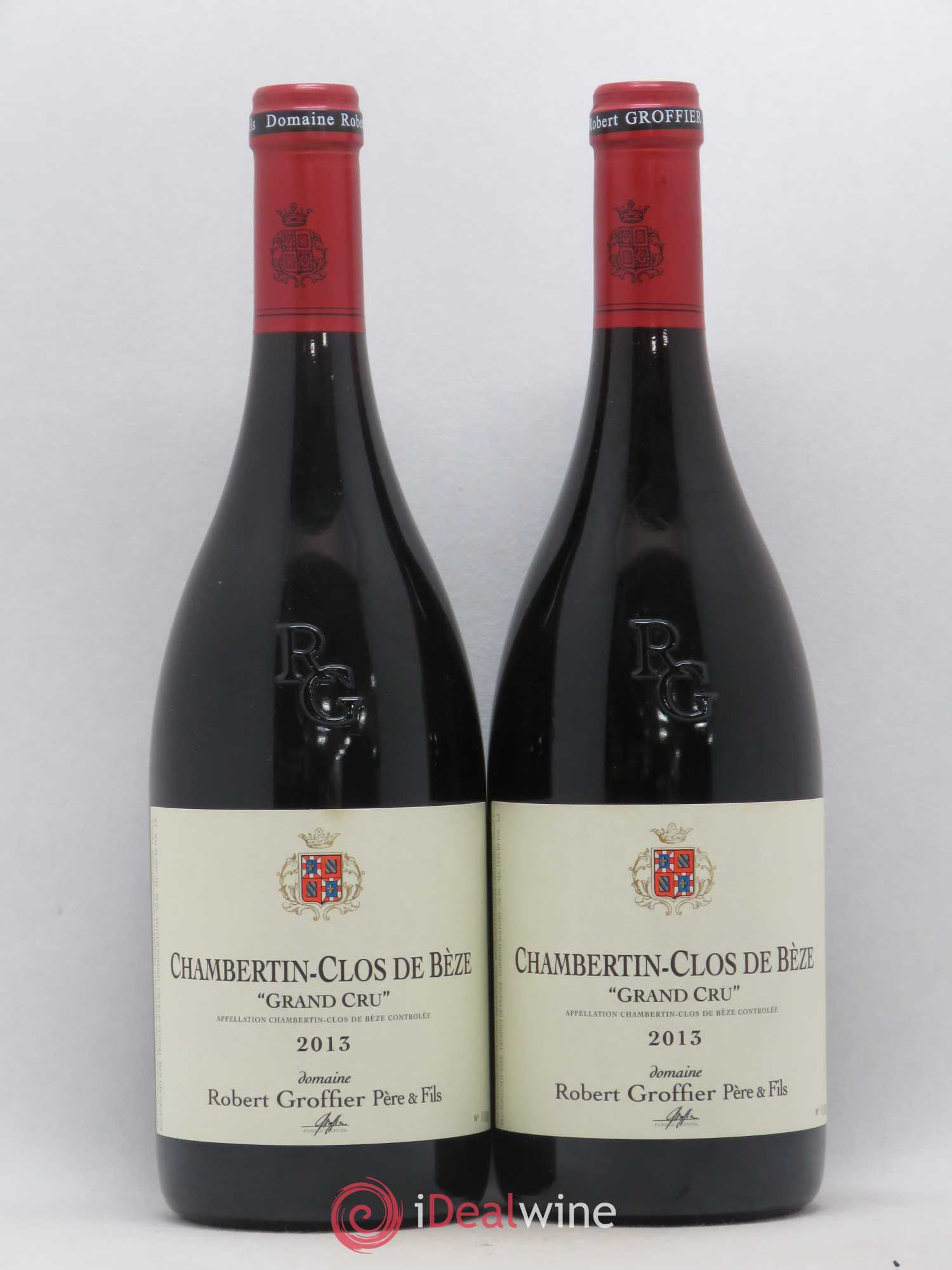 Chambertin Clos de Bèze Grand Cru Robert Groffier Père & Fils (Domaine) 2013 - Lot de 2 bouteilles - 0