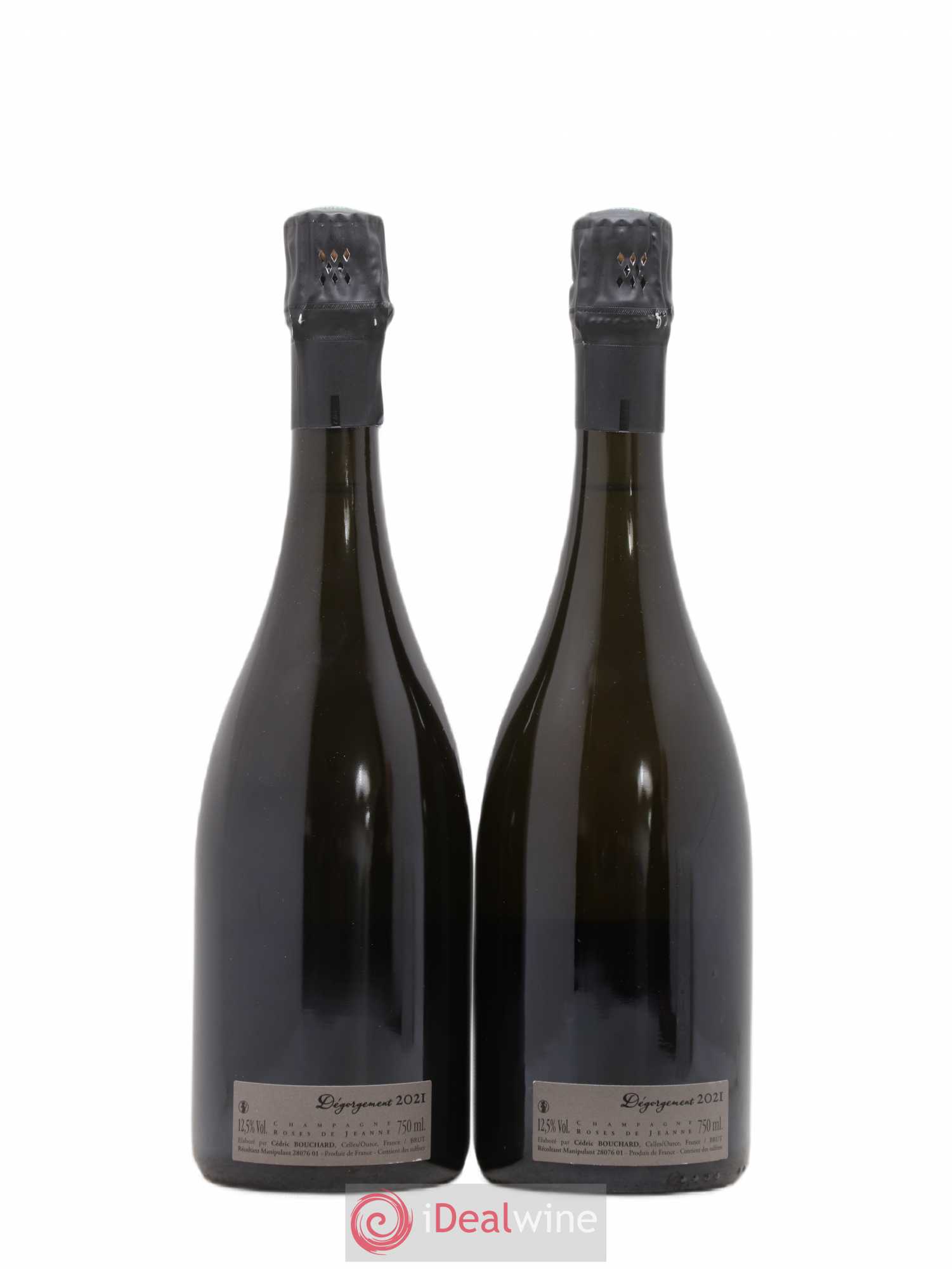 Roses de Jeanne Côte de Béchalin Blanc de Noirs Cédric Bouchard 2014 - Lot de 2 bouteilles - 1