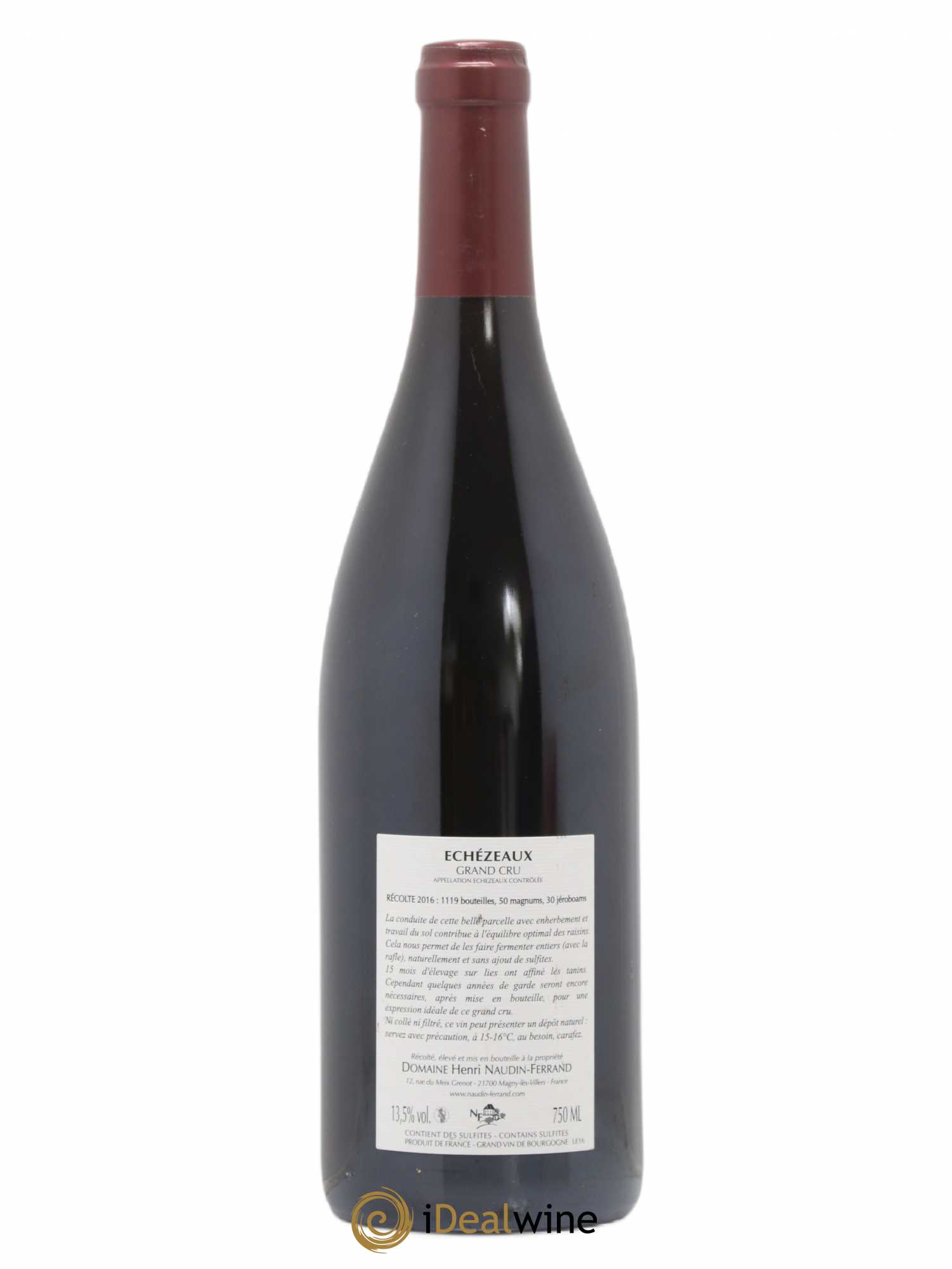 Echezeaux Grand Cru Naudin-Ferrand (Domaine)  2016 - Lot de 1 bouteille - 1