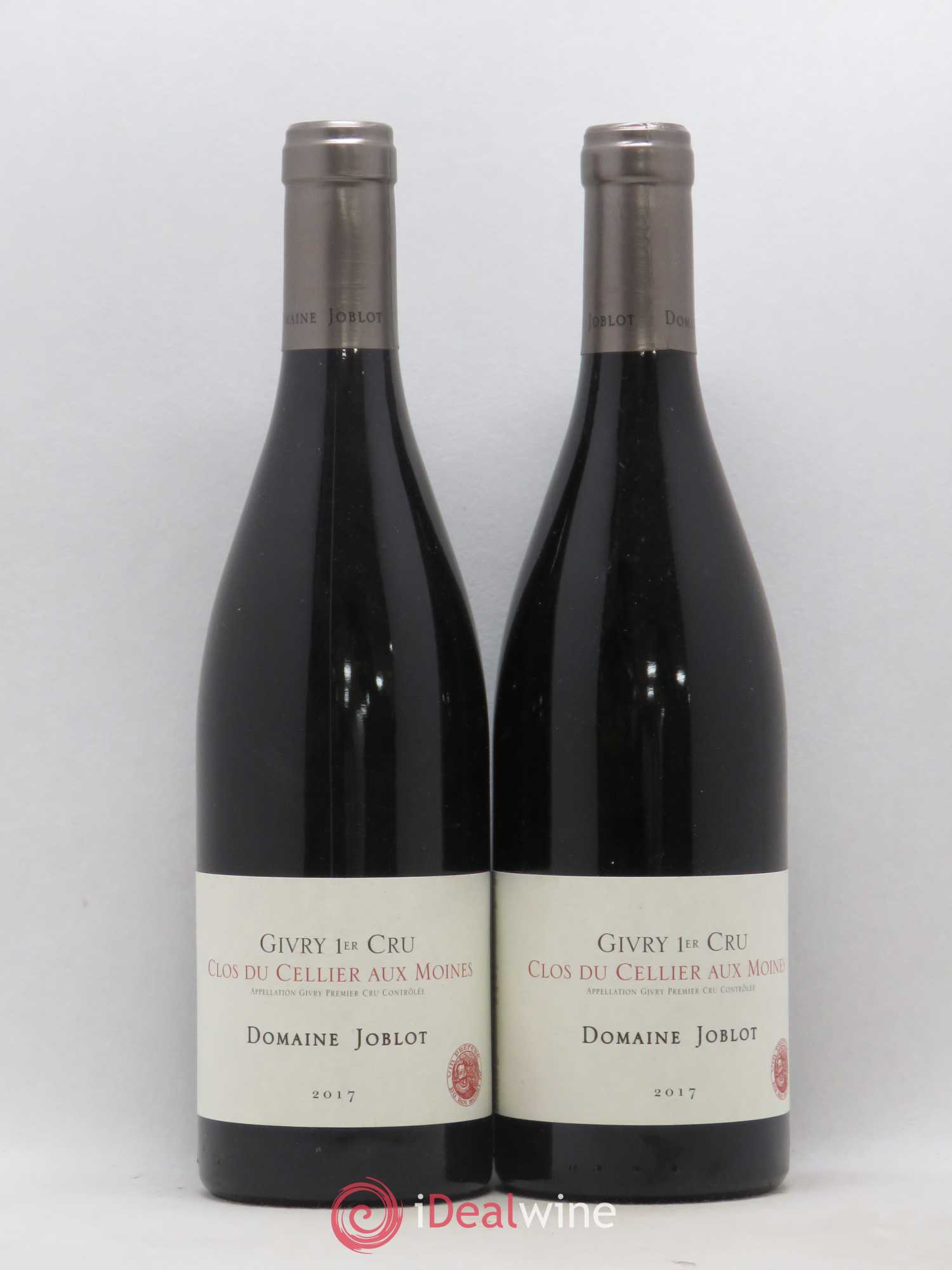 Givry 1er Cru Clos du Cellier aux Moines Joblot (Domaine) 2017 - Lot de 2 bouteilles - 0