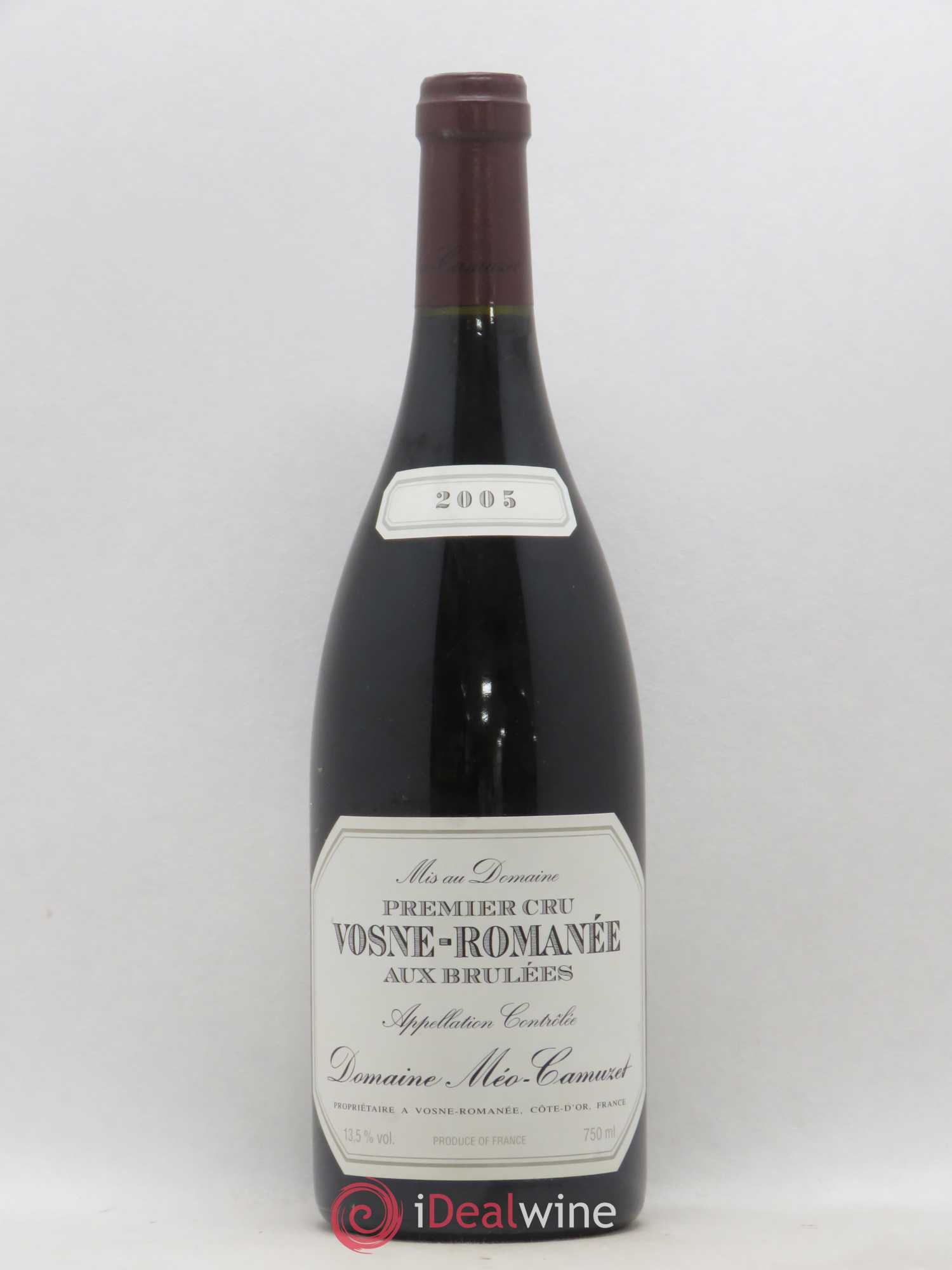 Vosne-Romanée 1er Cru Aux Brûlées Méo-Camuzet (Domaine) 2005 - Lot de 1 bouteille - 0