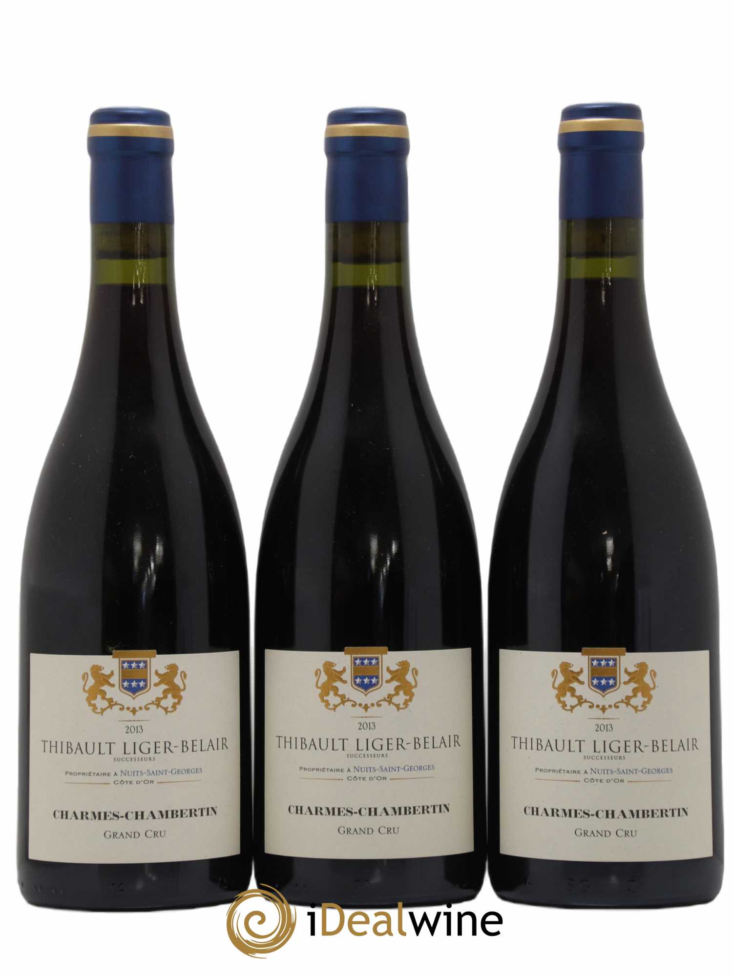Charmes-Chambertin Grand Cru Thibault Liger-Belair Successeurs 2013 - Lot de 3 bouteilles - 0