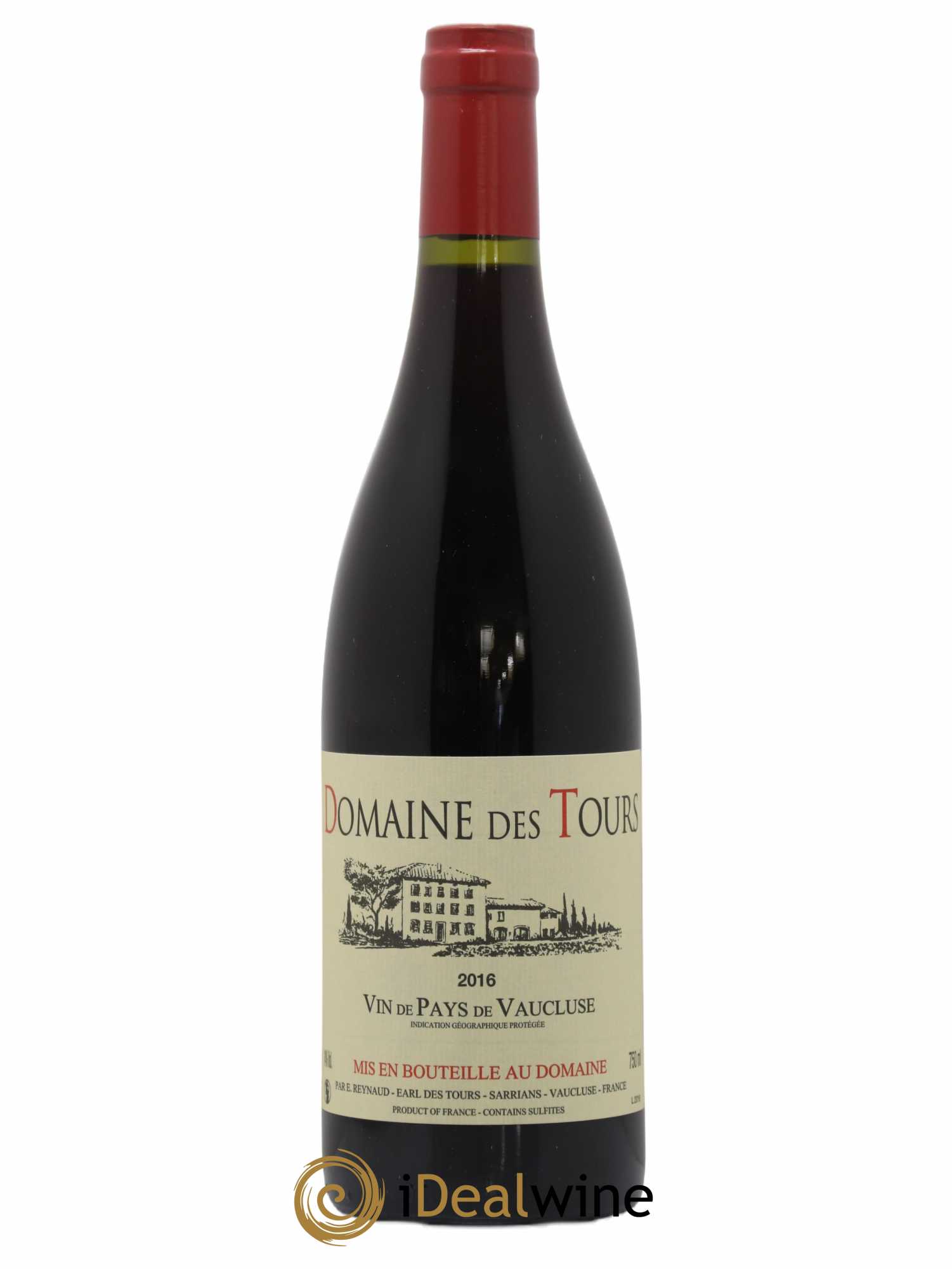 Vaucluse (Vin de Pays de Vaucluse) Domaine des Tours Emmanuel Reynaud 2016 - Lot de 1 bouteille - 0