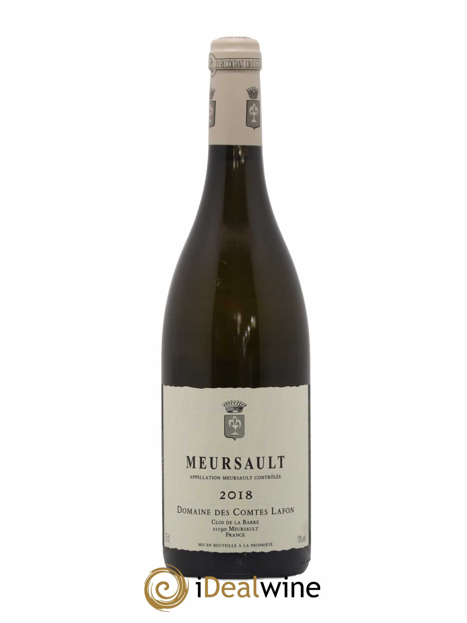Meursault Comtes Lafon (Domaine des) 2018 - Lot de 1 bouteille - 0