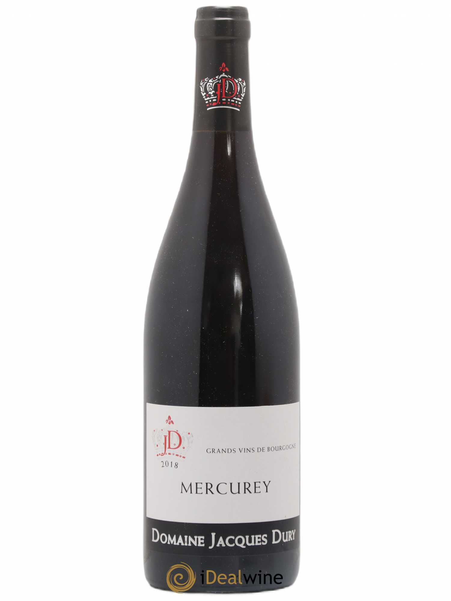 Mercurey Jacques Dury 2018 - Lot de 1 bouteille - 0