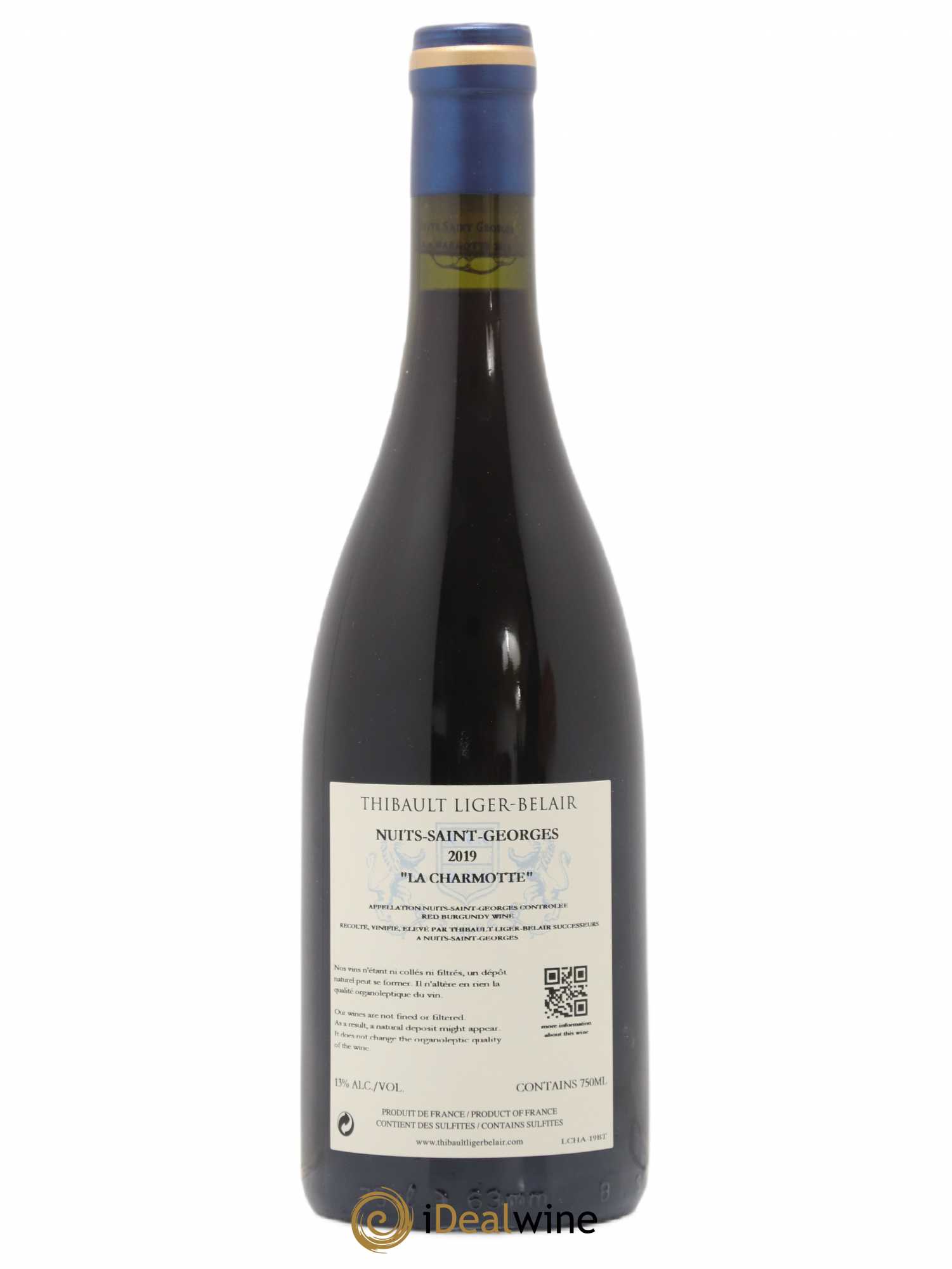 Nuits-Saint-Georges La Charmotte Thibault Liger-Belair 2019 - Lot de 1 bouteille - 1
