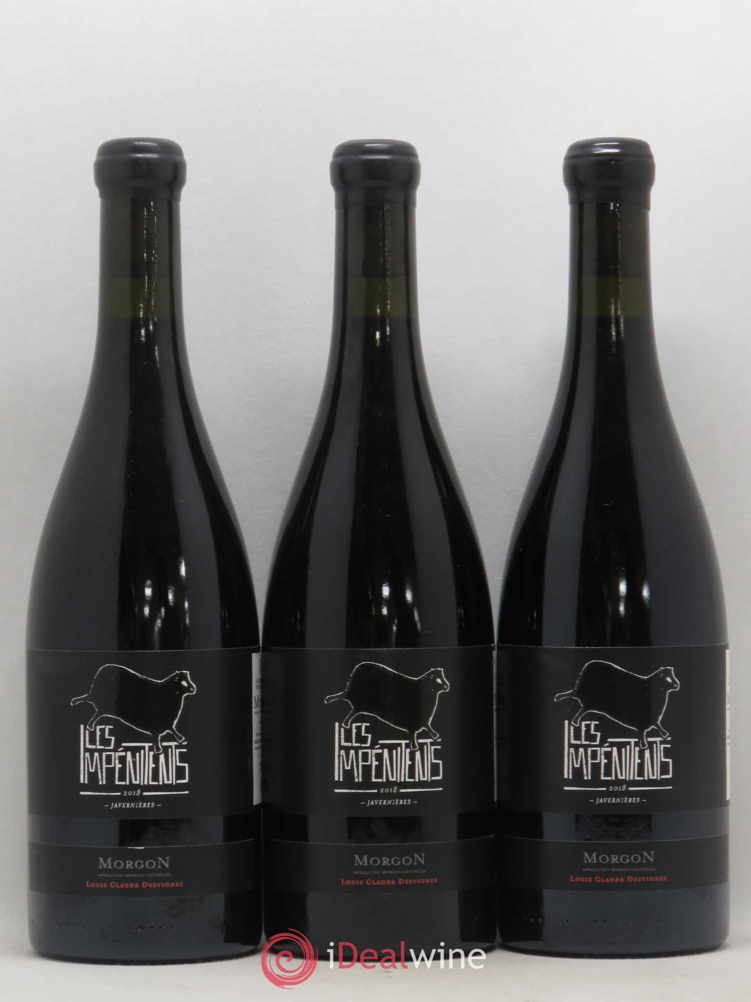 Morgon Javernières Les Impénitents Louis-Claude Desvignes 2018 - Lot de 3 bouteilles - 0