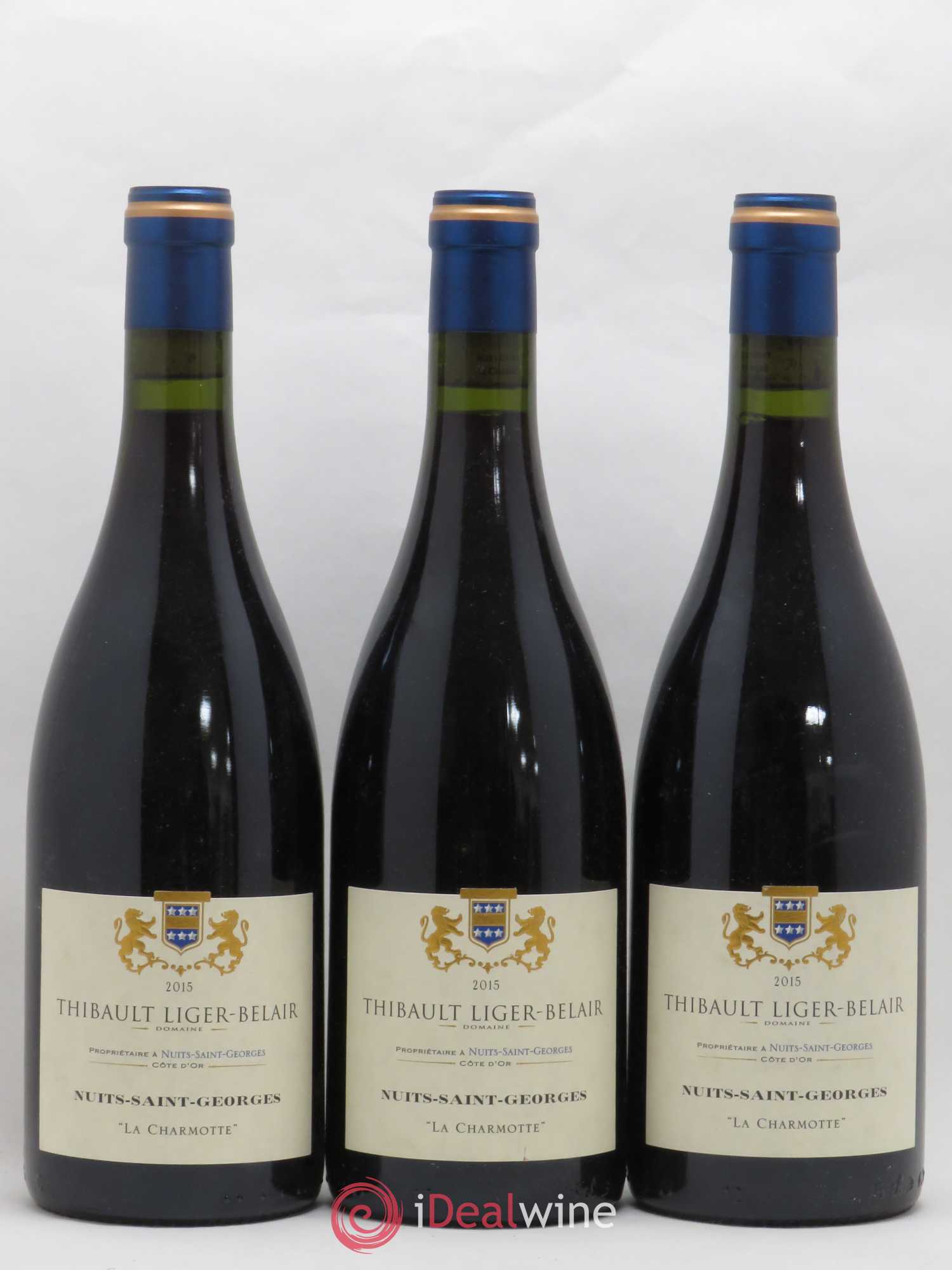 Nuits-Saint-Georges La Charmotte Thibault Liger-Belair 2015 - Lot de 3 bouteilles - 0