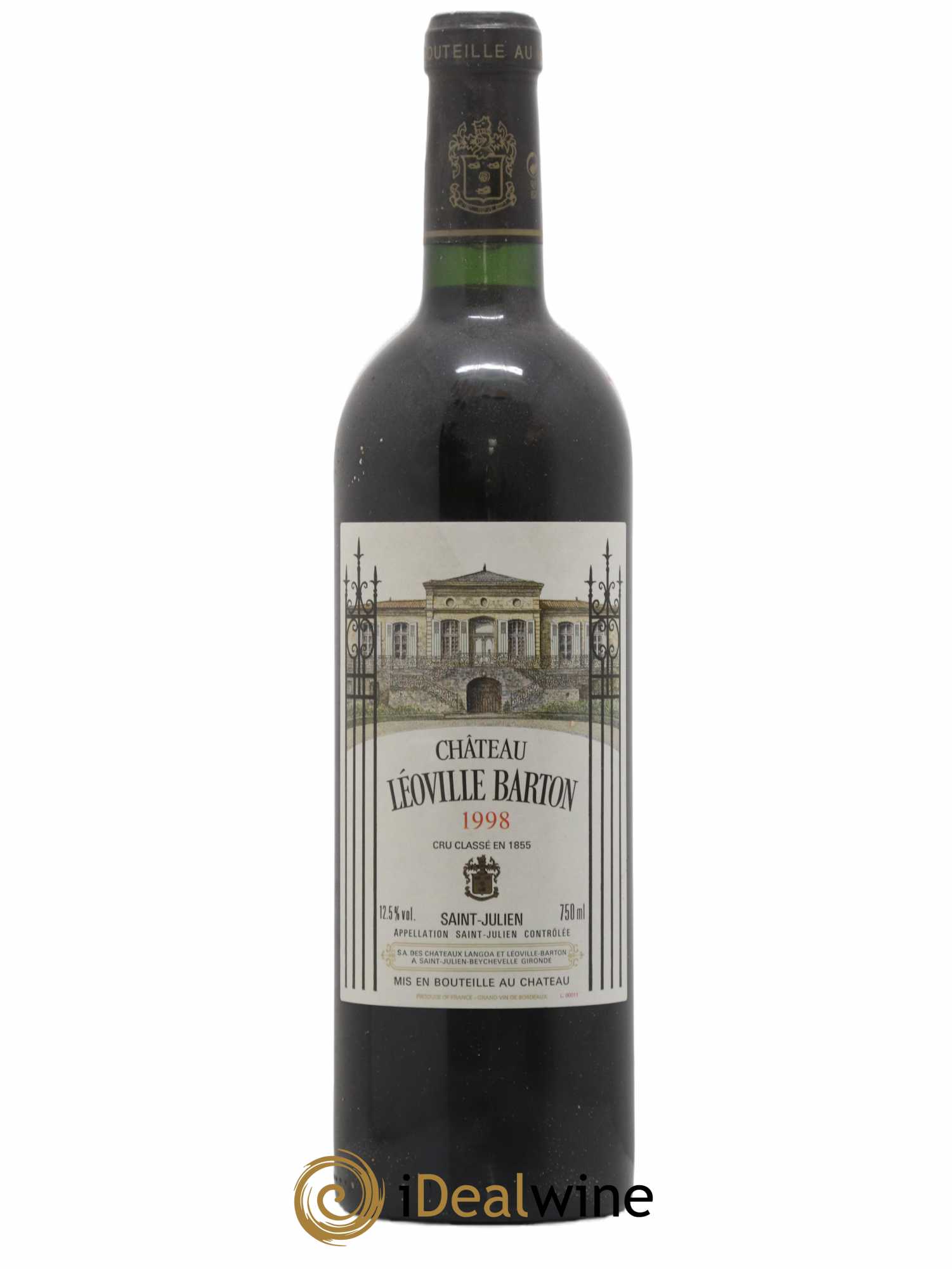 Château Léoville Barton 2ème Grand Cru Classé 1998 - Lot de 1 bouteille - 0