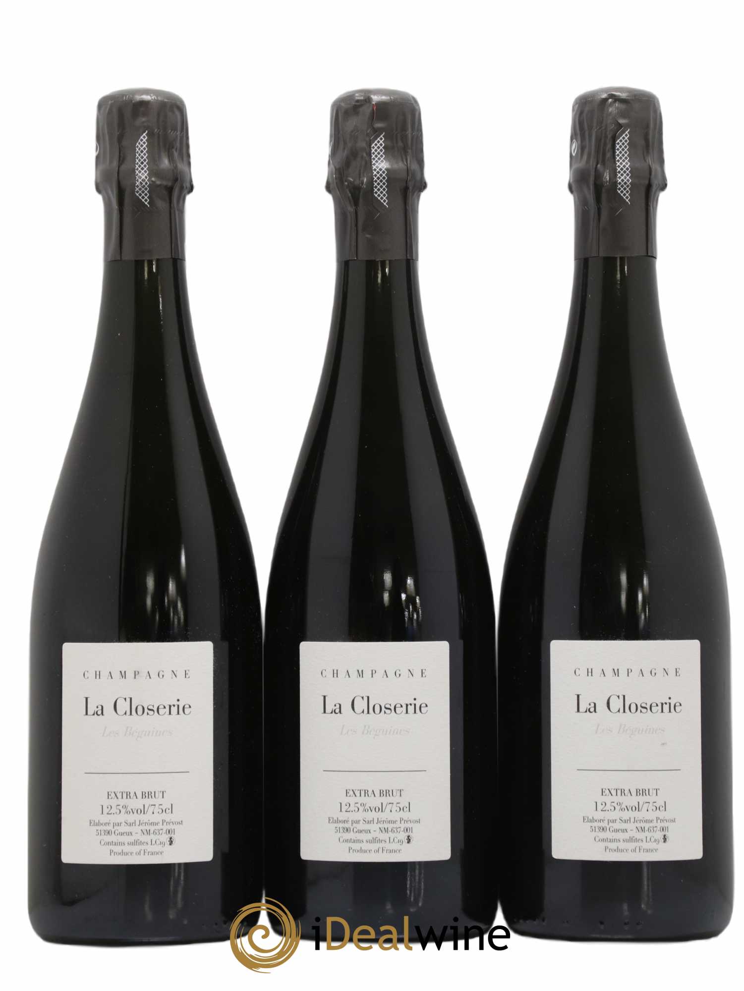 Les Béguines Extra-Brut Jérôme Prévost 2019 - Lot de 3 bouteilles - 0