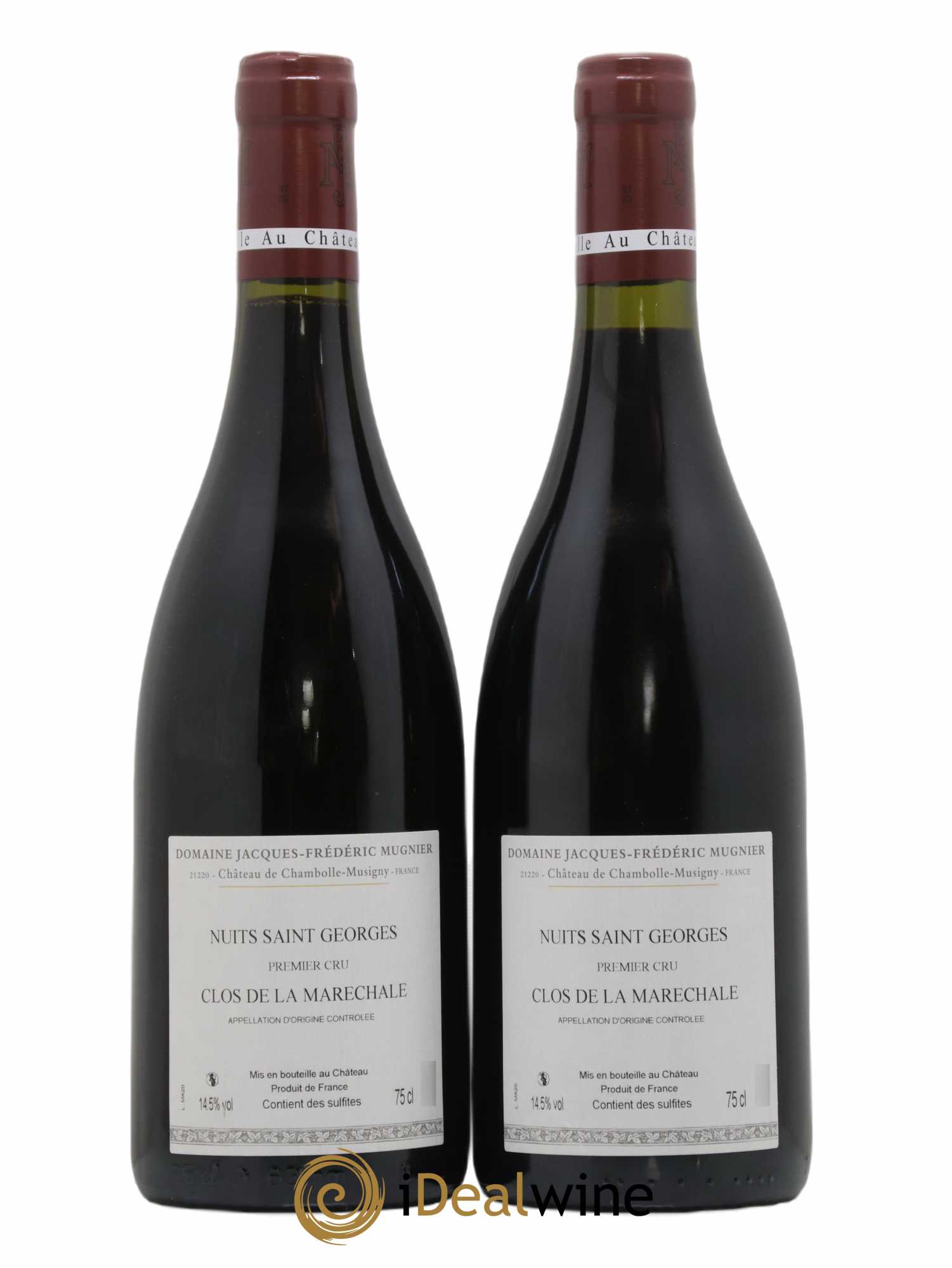 Nuits-Saint-Georges 1er Cru Clos de La Maréchale Jacques-Frédéric Mugnier 2020 - Lot de 2 bouteilles - 1