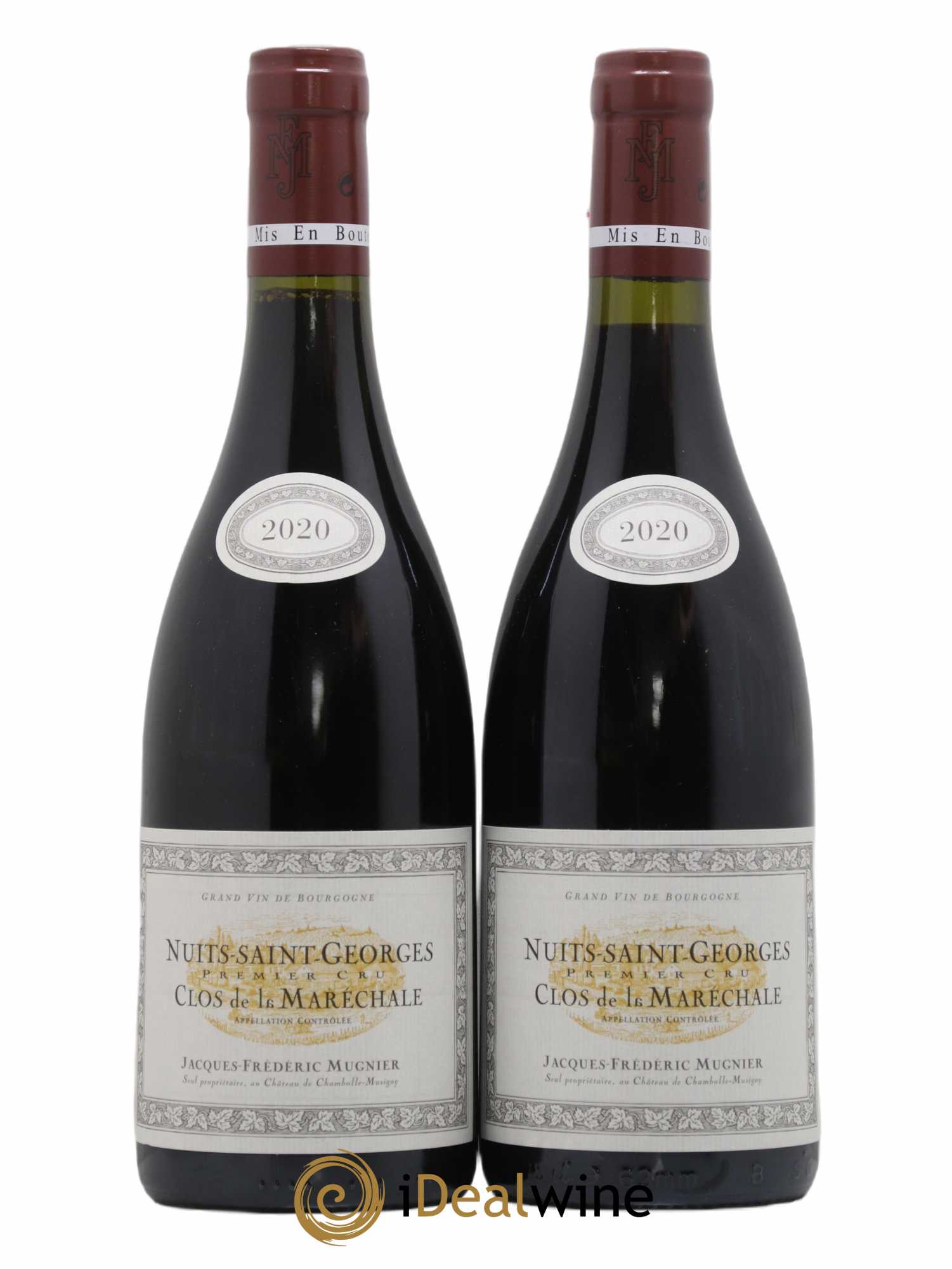 Nuits-Saint-Georges 1er Cru Clos de La Maréchale Jacques-Frédéric Mugnier 2020 - Lot de 2 bouteilles - 0