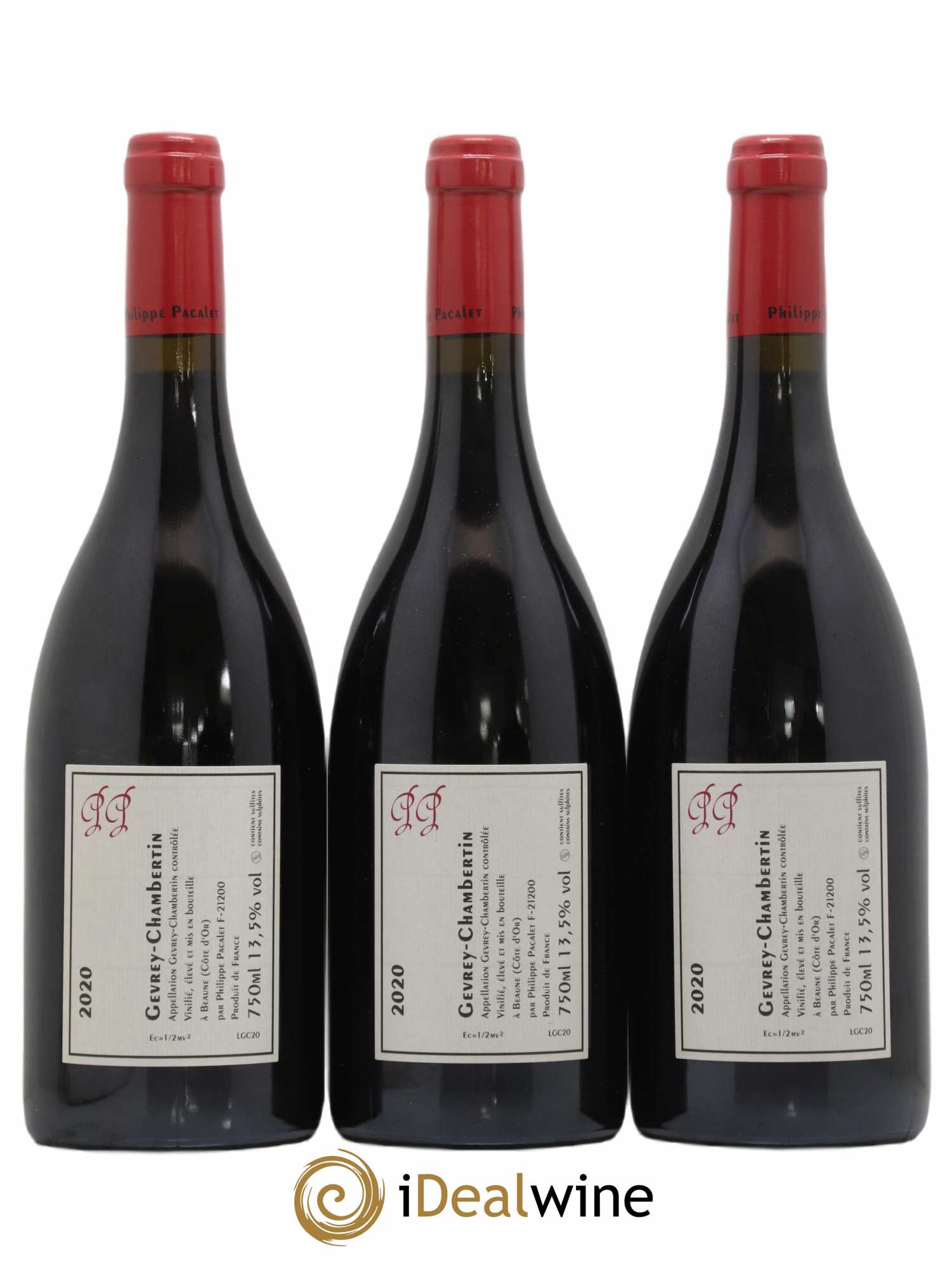 Gevrey-Chambertin Philippe Pacalet 2020 - Lot de 3 bouteilles - 1