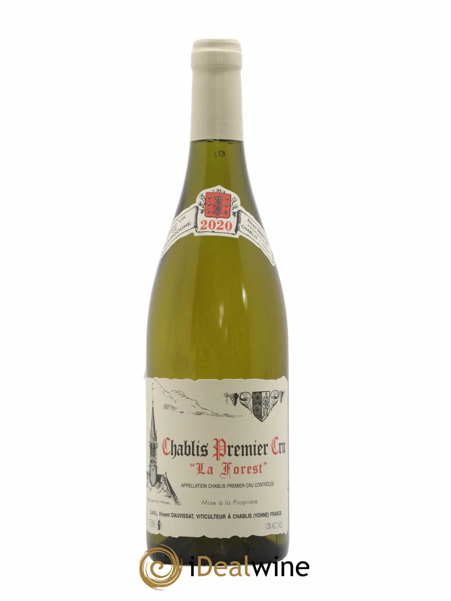 Chablis 1er Cru La Forest Vincent Dauvissat (Domaine) 2020 - Lot de 1 bouteille - 0