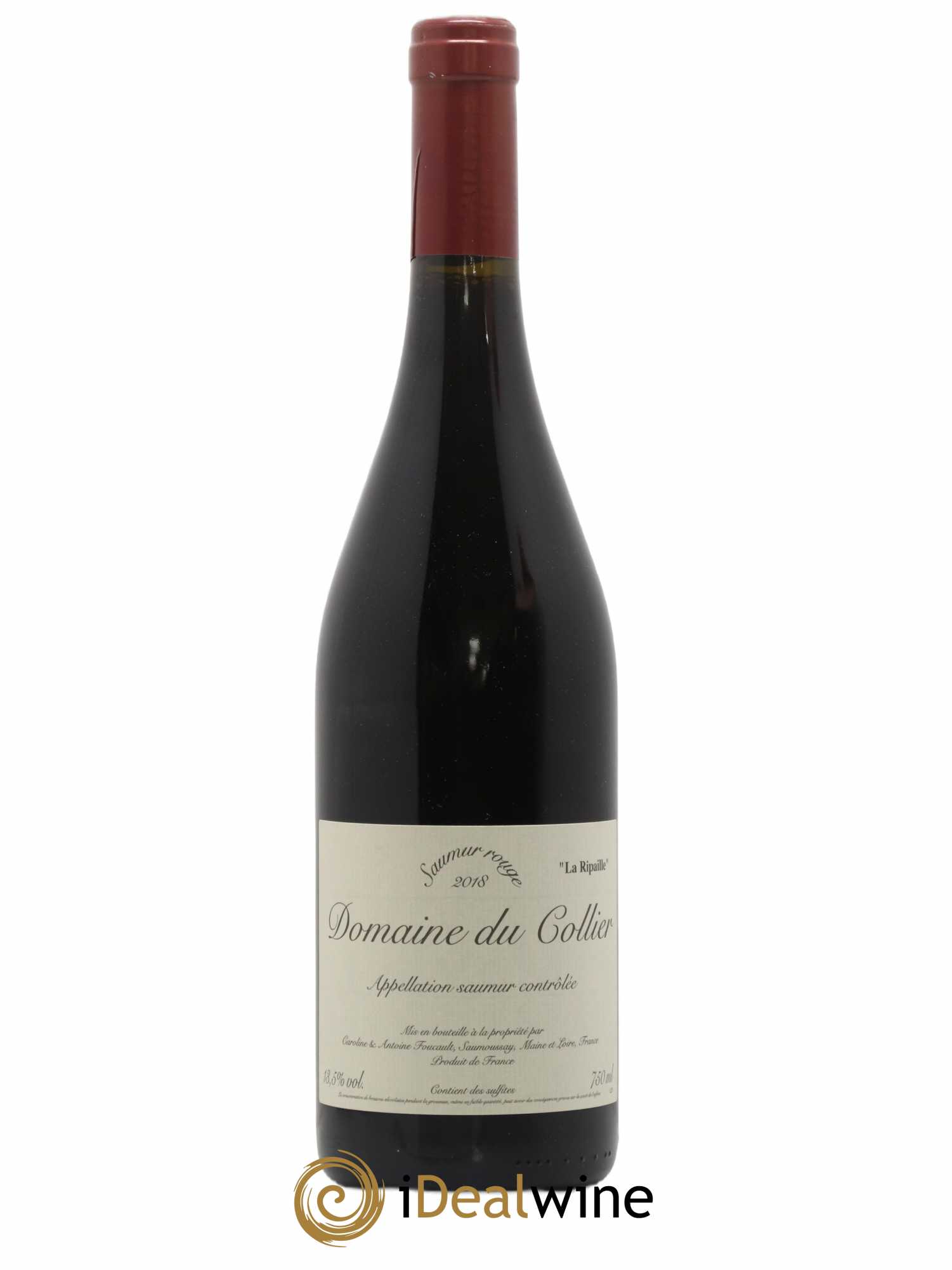 Saumur La Ripaille Domaine du Collier 2018 - Lot de 1 bouteille - 0
