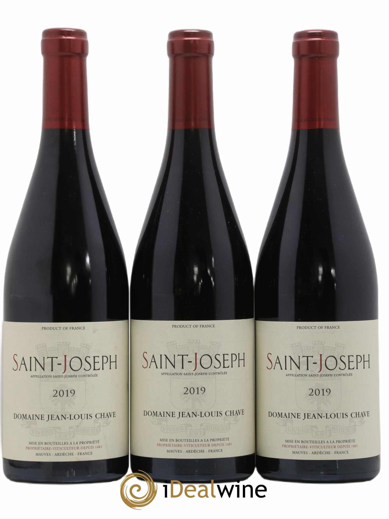 Saint-Joseph Jean-Louis Chave 2019 - Lot de 3 bouteilles - 1